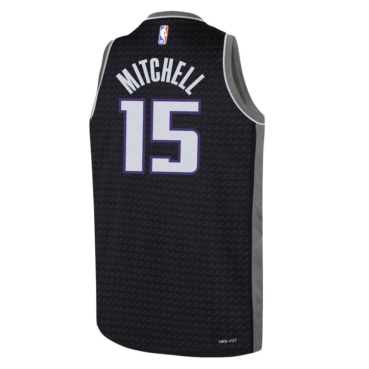 Boys' Grade School Davion Mitchell Jordan Kings Swingman Jersey Statement Edition - Black