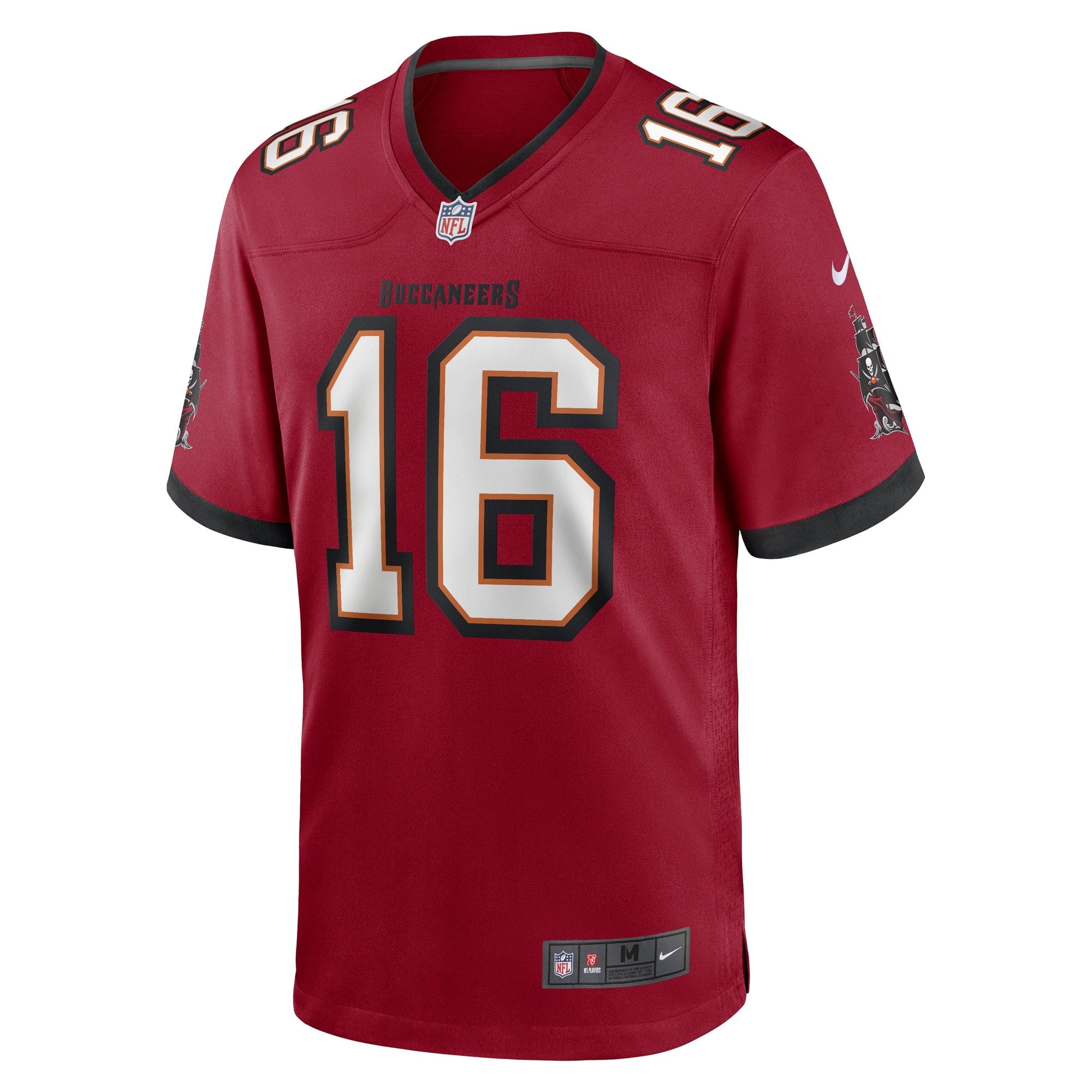 Men's Nike Breshad Perriman Red Tampa Bay Buccaneers Game Player Jersey