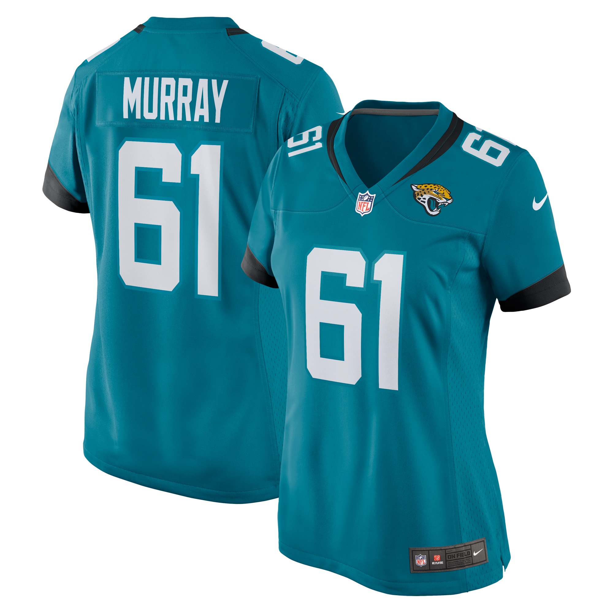 Jimmy Murray Jacksonville Jaguars Nike Women's Home Game Player Jersey - Teal
