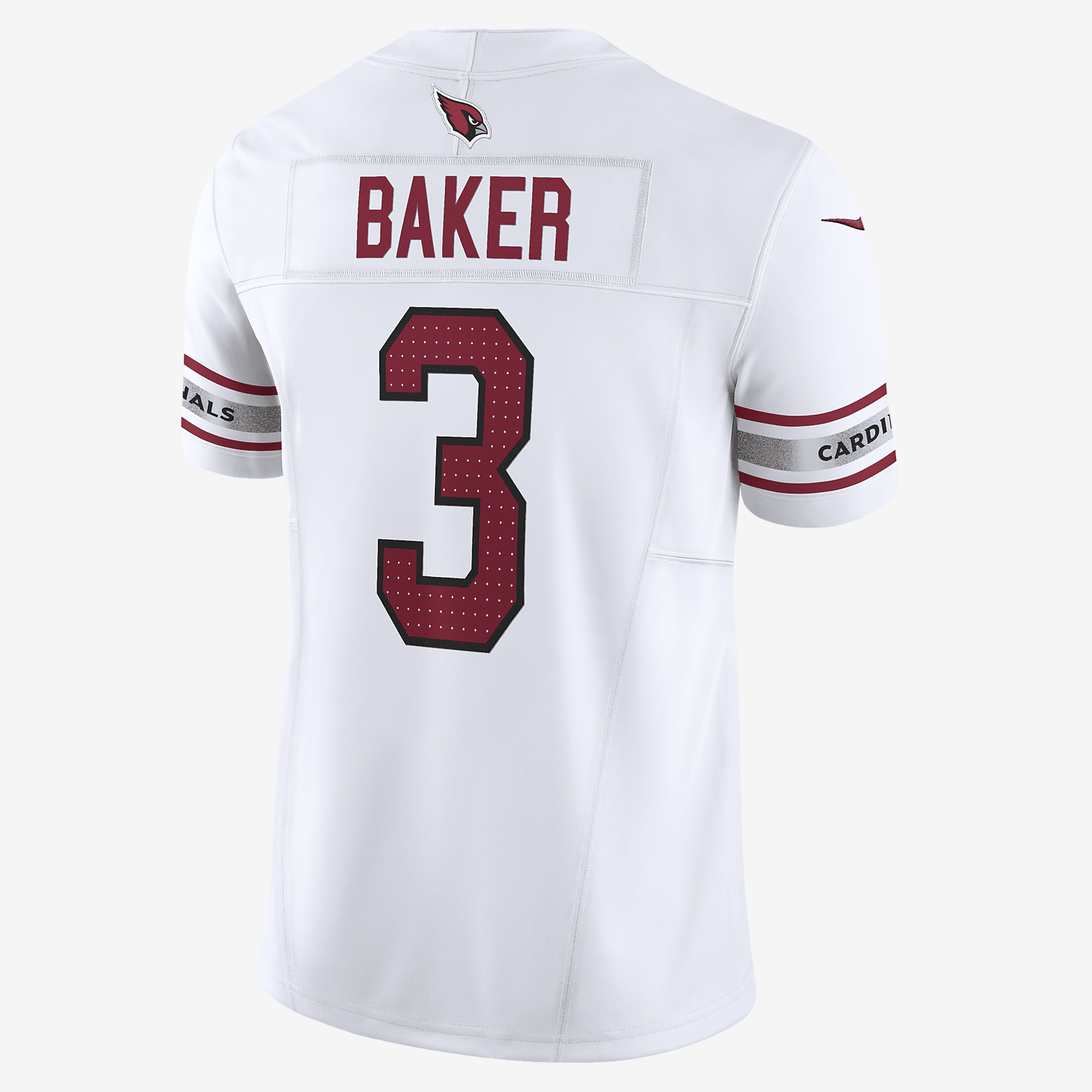 Budda Baker Arizona Cardinals Men's Nike Dri-FIT NFL Limited Football Jersey - White