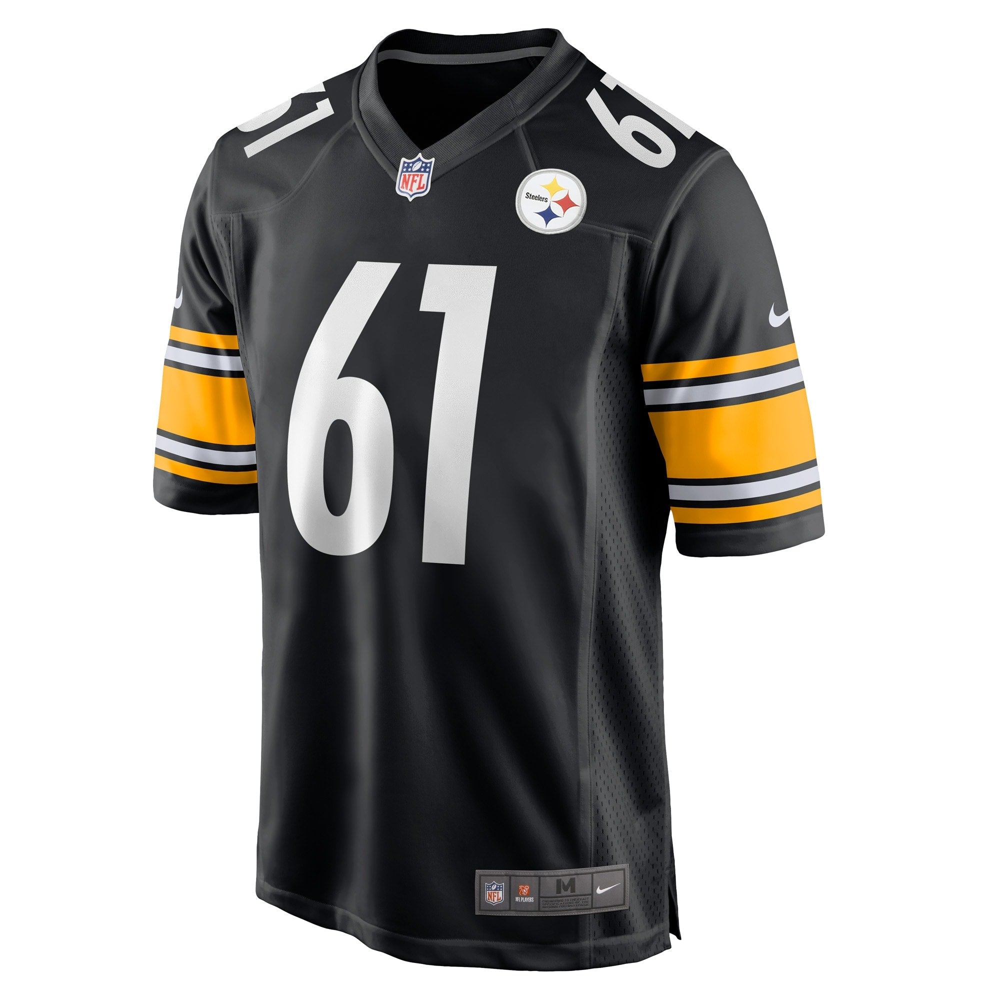 Men's Nike Mason Cole Black Pittsburgh Steelers Game Player Jersey