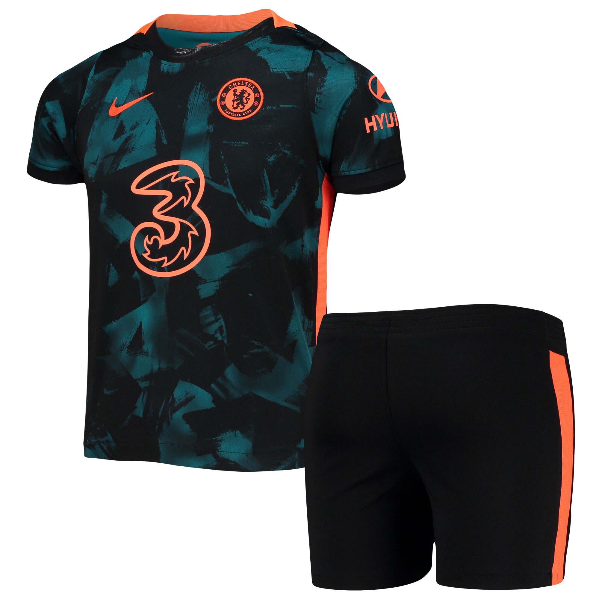 Chelsea Nike Youth 2021/22 Third Replica Kit - Teal