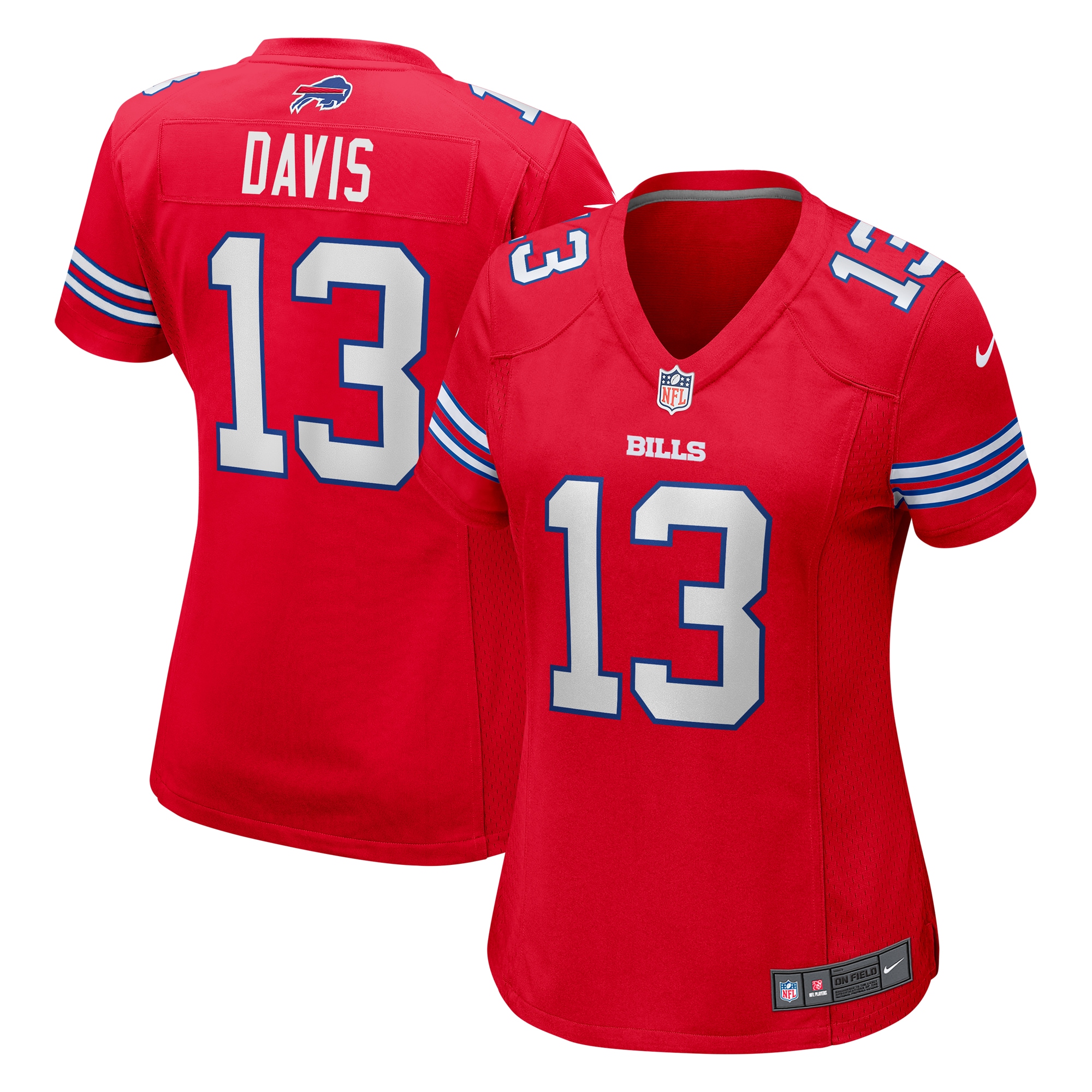 Gabe Davis Buffalo Bills Nike Women's Alternate Game Jersey - Red
