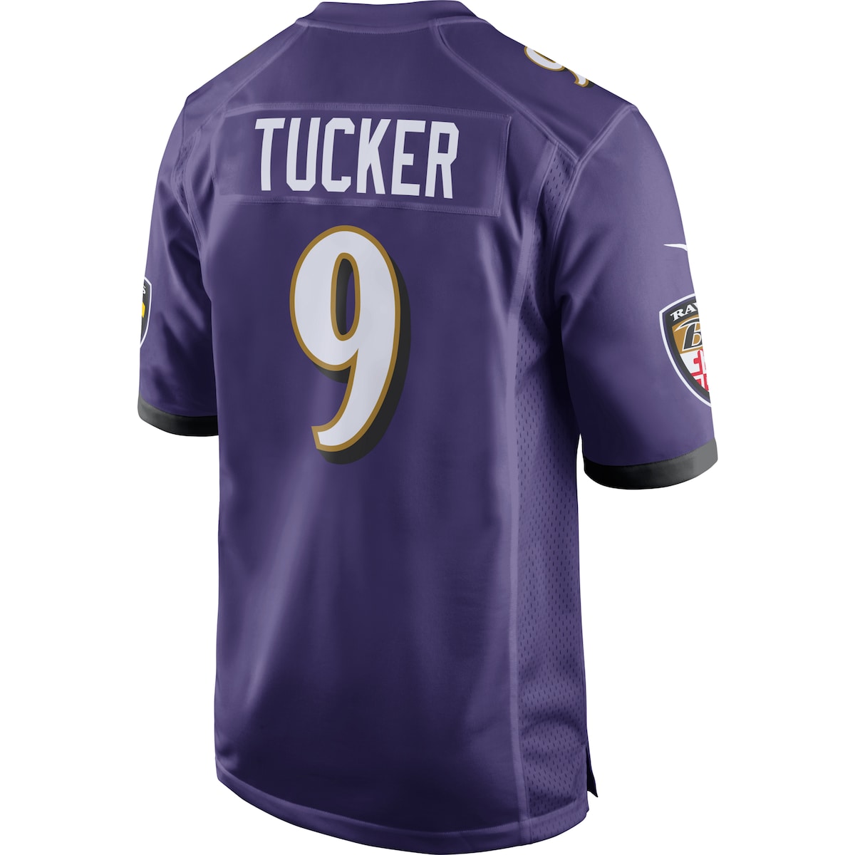 Men's Justin Tucker Nike Ravens Game Jersey - Purple