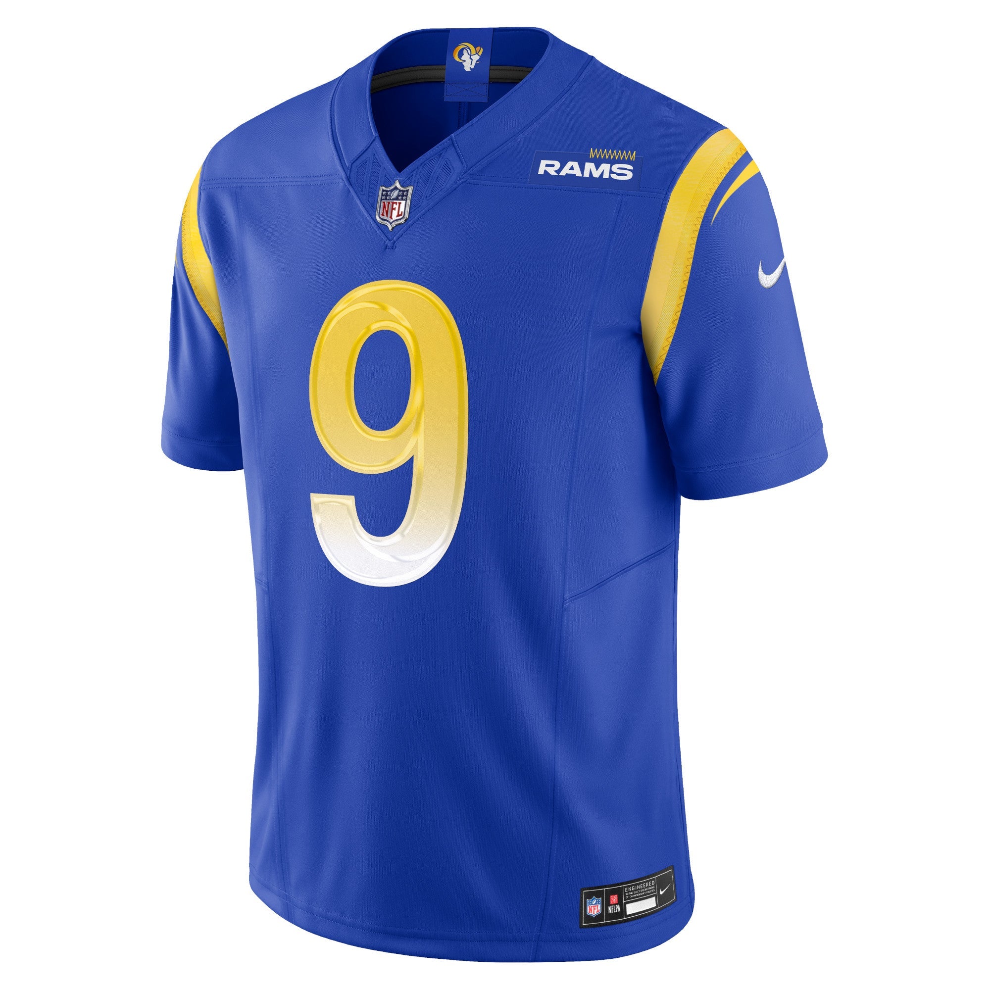 Men's Nike Matthew Stafford Royal Los Angeles Rams Vapor F.U.S.E. Limited Jersey