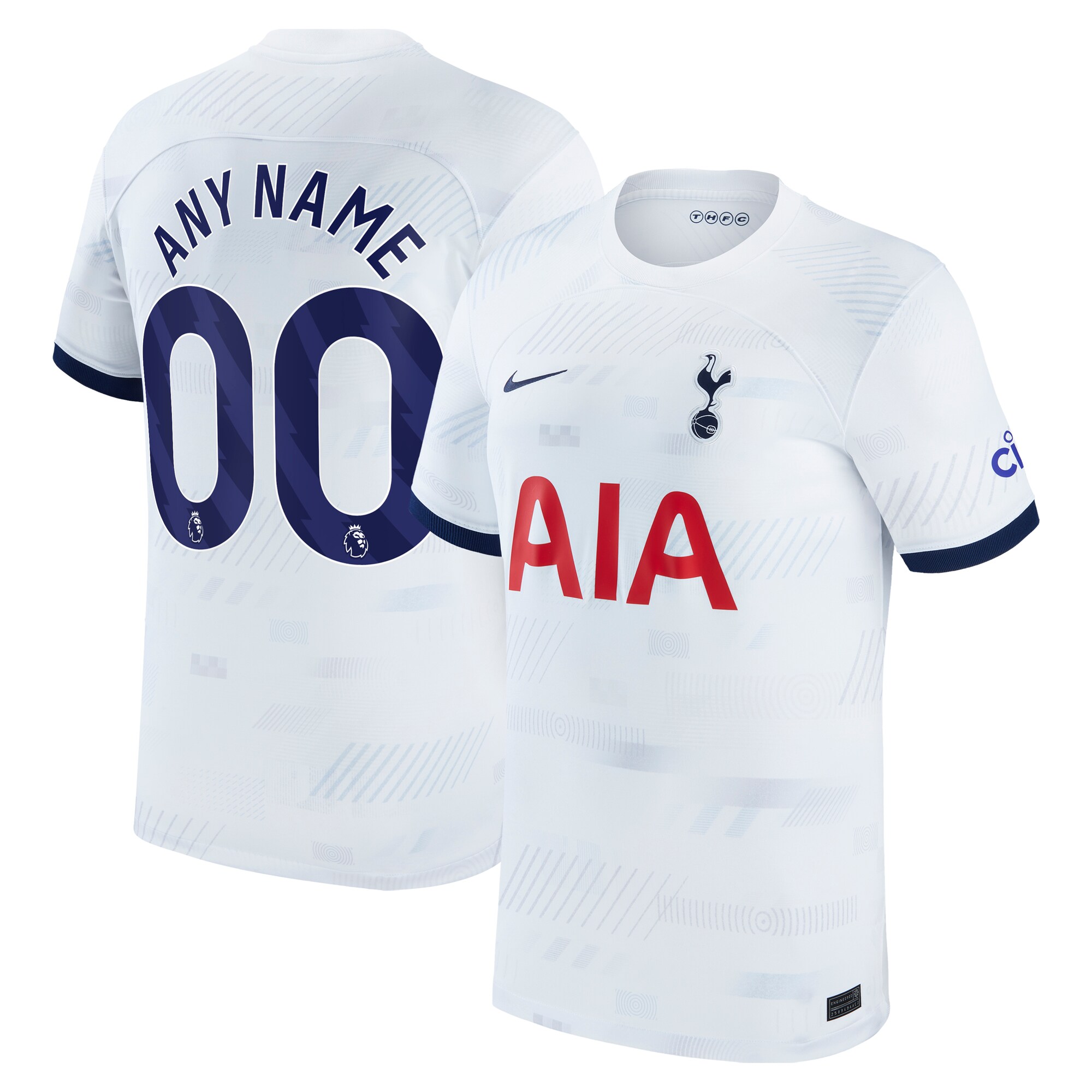 Tottenham Hotspur Nike Youth Home 2023/24 Custom Replica Jersey - White