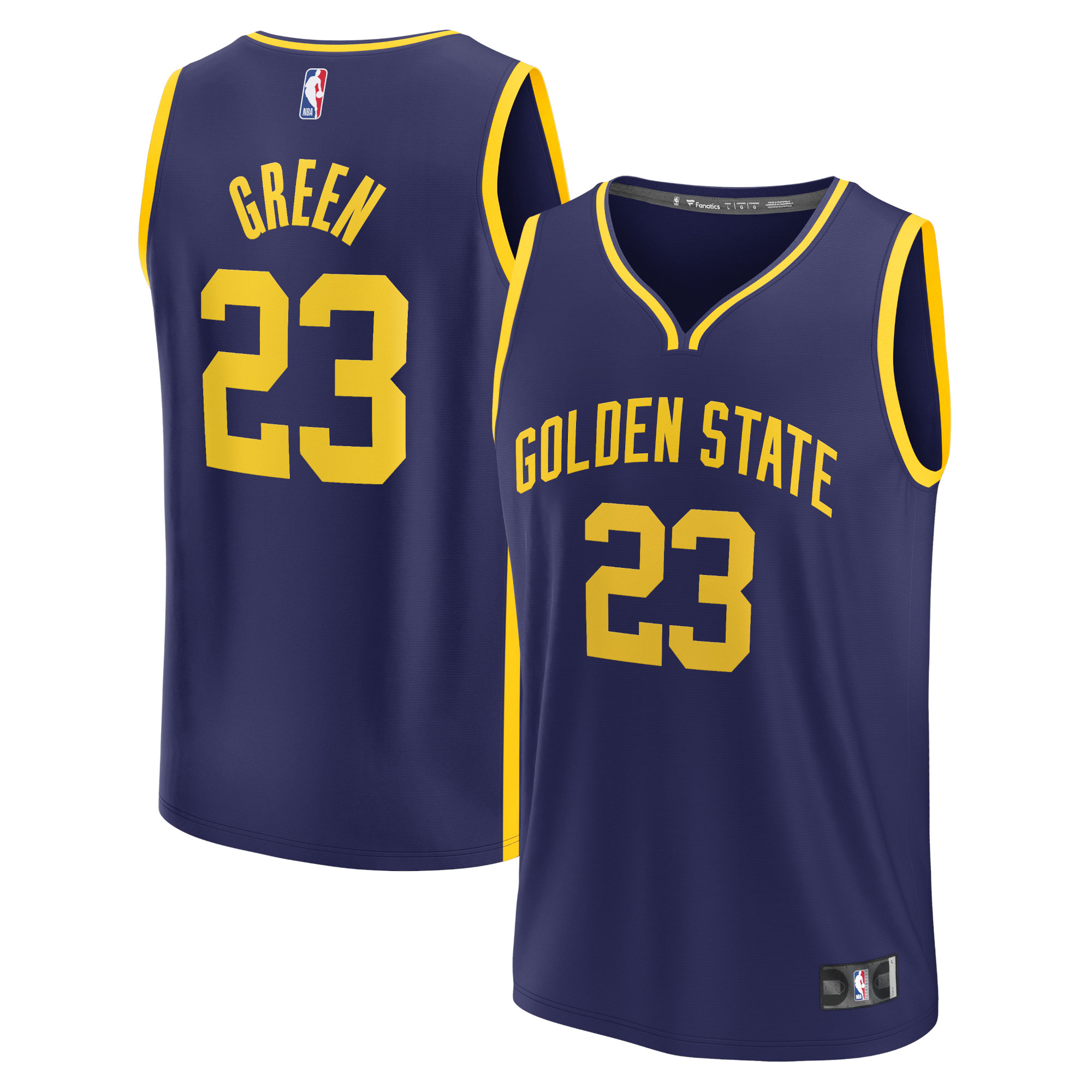 Draymond Green Golden State Warriors Fanatics Branded Fast Break Replica Player Jersey - Statement Edition - Navy