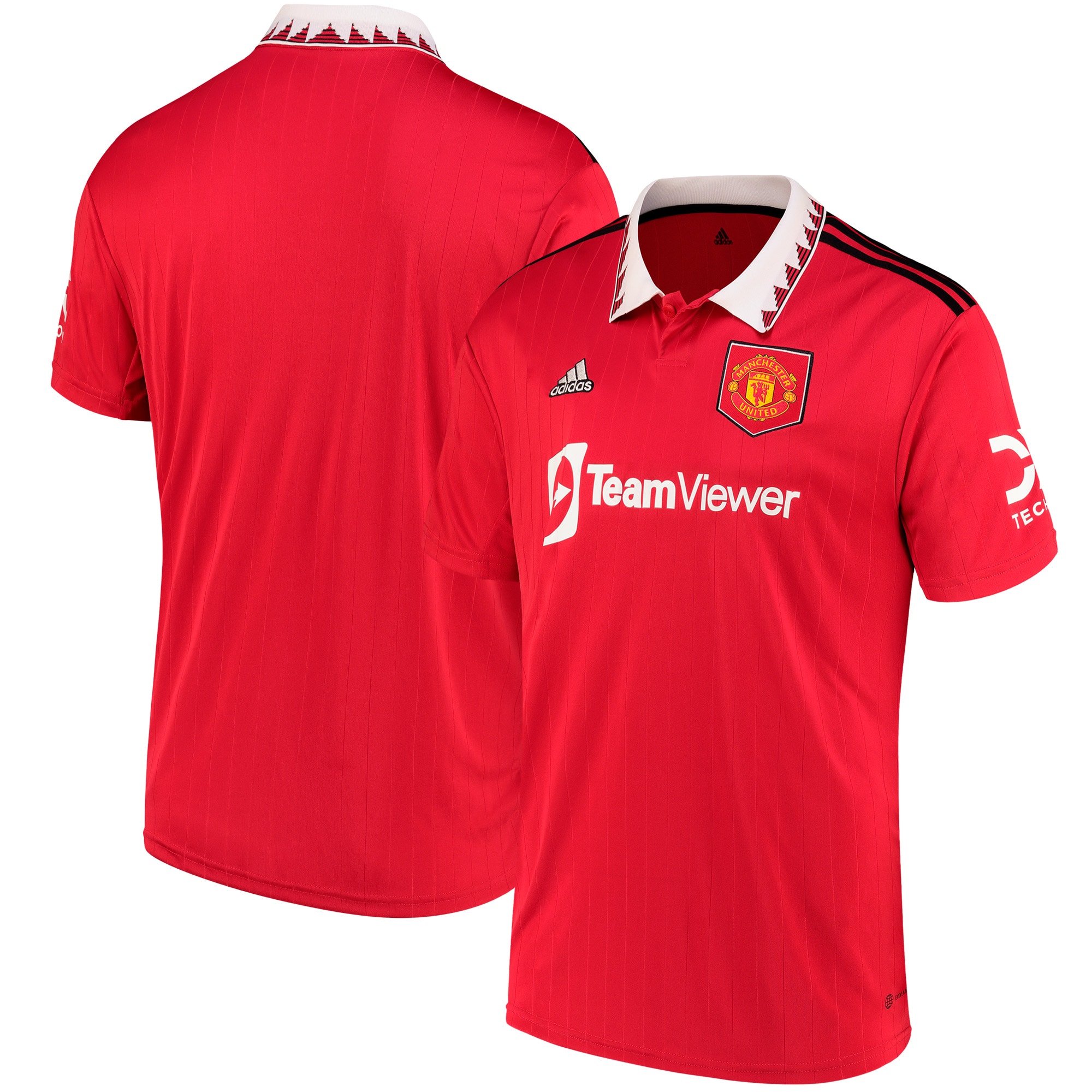 Manchester United adidas 2022/23 Home Replica Blank Jersey - Red