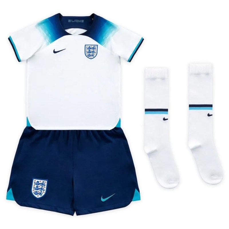 Youth England Home Euro 2024 Qualifying Shirt Jersey Kids Kit