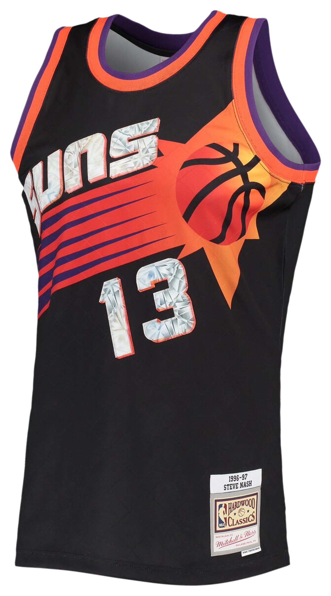 Men's Nash Steve Mitchell & Ness Suns 75th Anniversary Jersey - Black