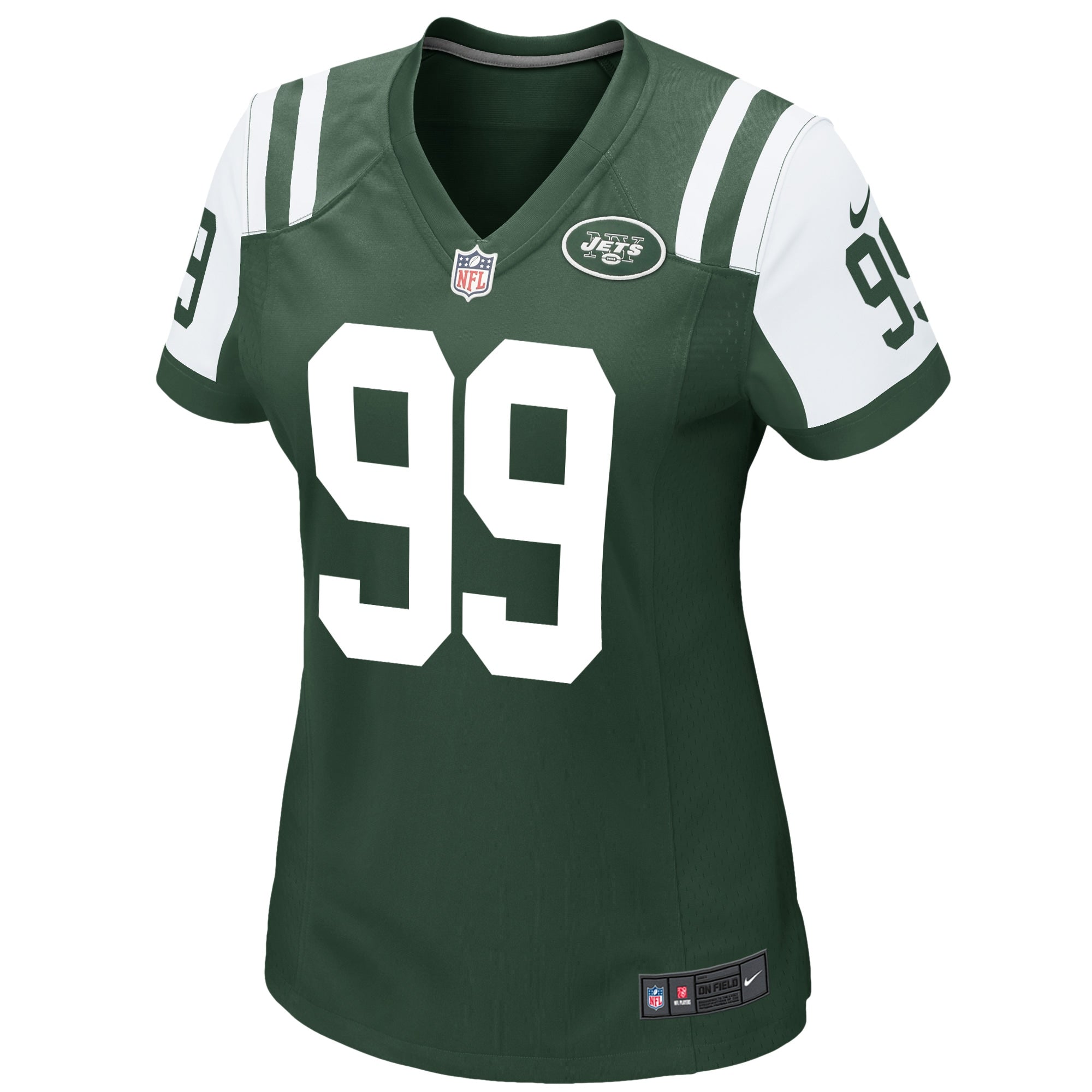 Women's Nike Mark Gastineau Green New York Jets Retired Game Jersey