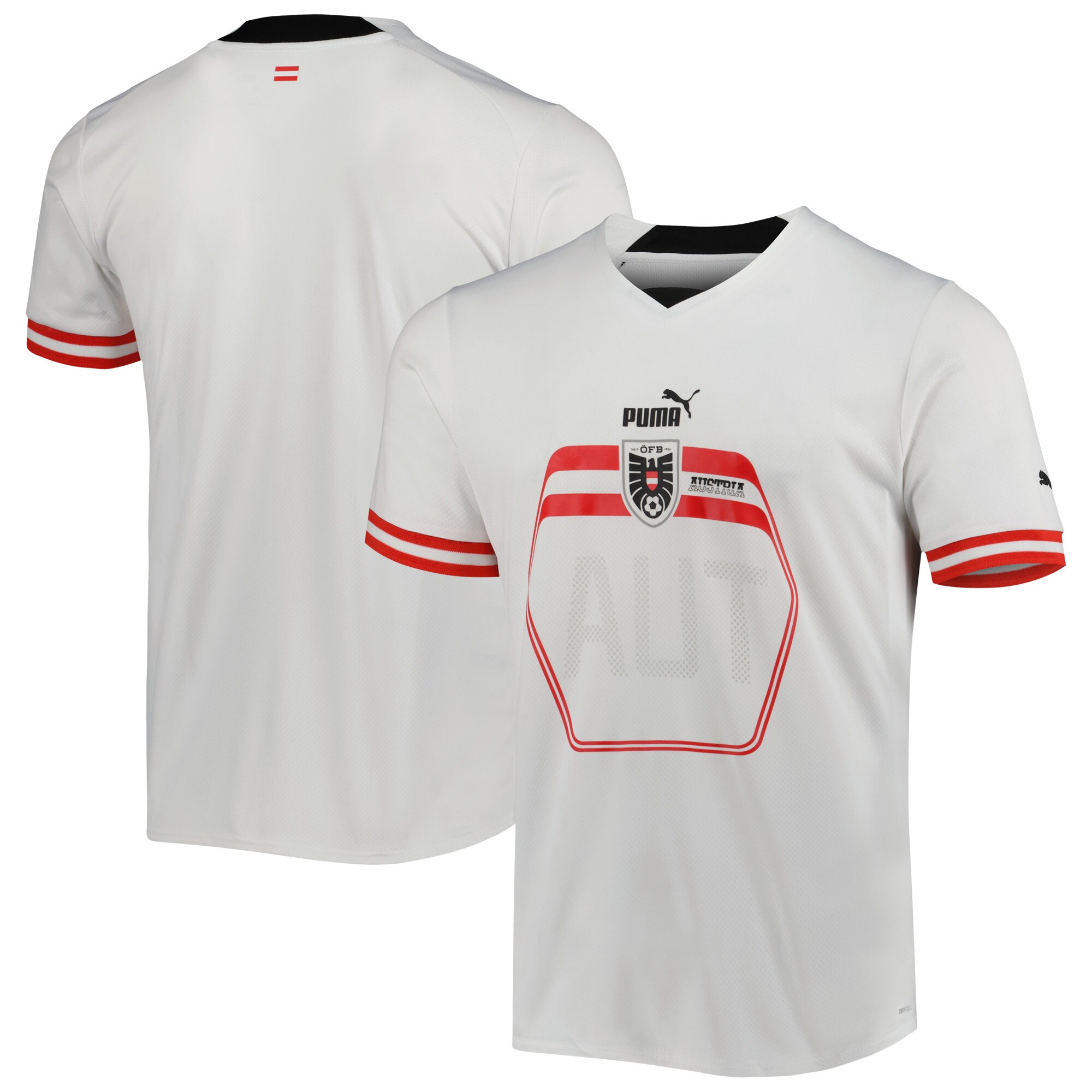 Austria National Team Puma 2022/23 Away Replica Jersey - White