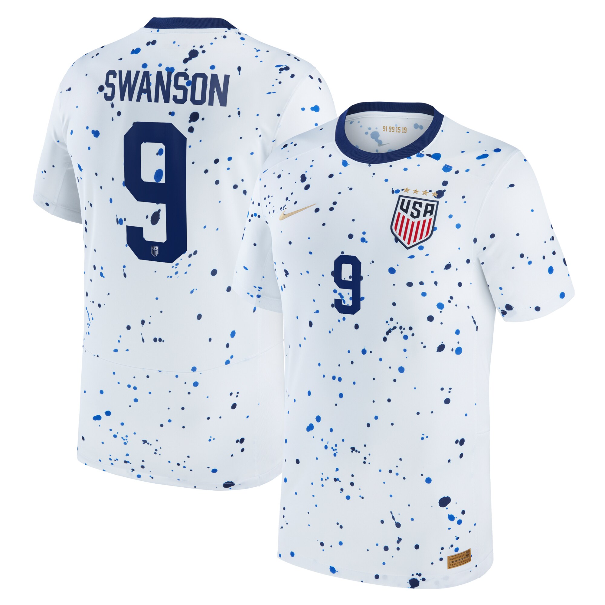 Mallory Swanson USWNT Nike 2023 Home Replica Jersey - White