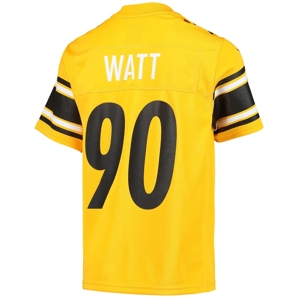 Boys' Grade School T.J. Watt Nike Steelers Inverted Team Game Jersey - Gold