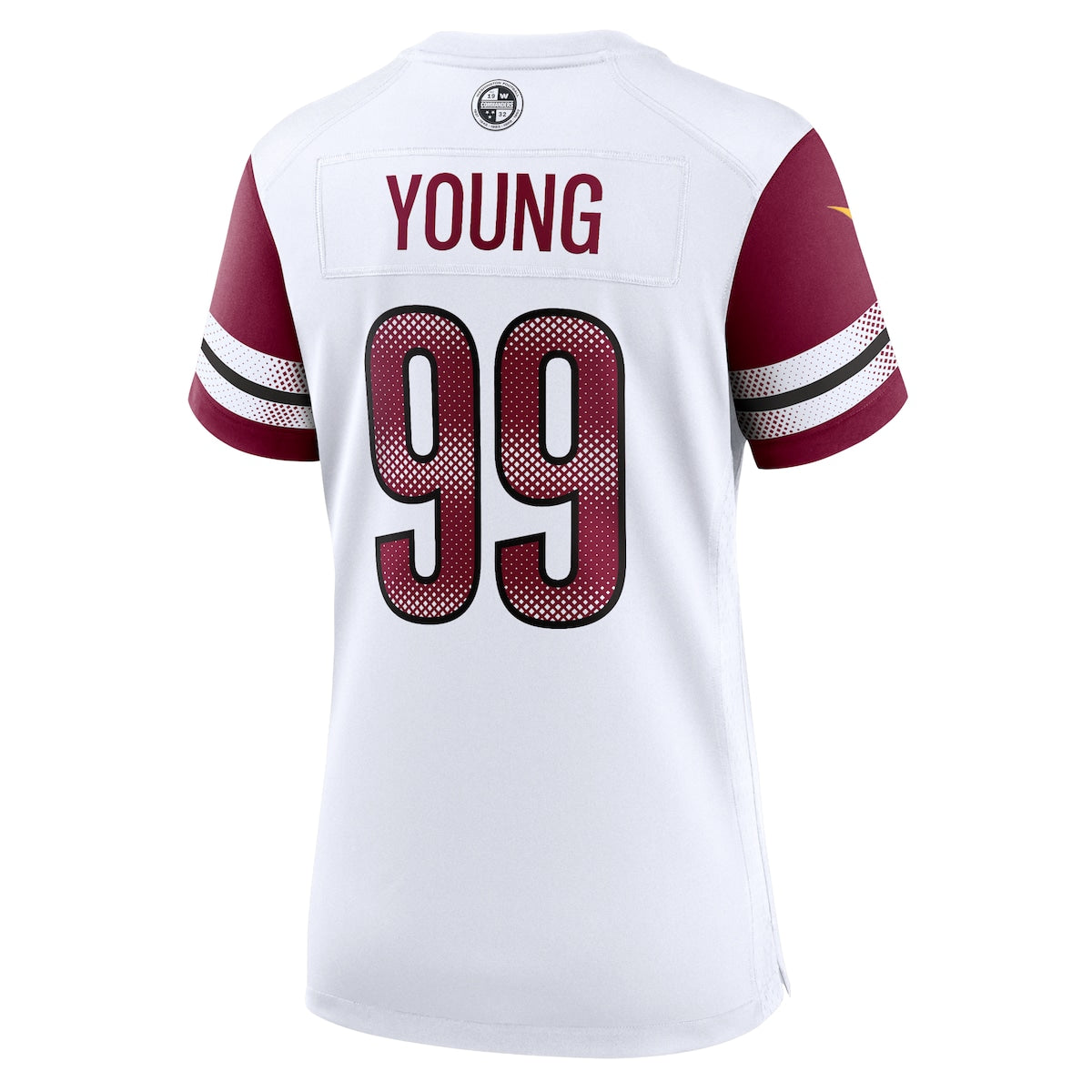 Women's Chase Young Nike Commanders Alternate Game Jersey - White