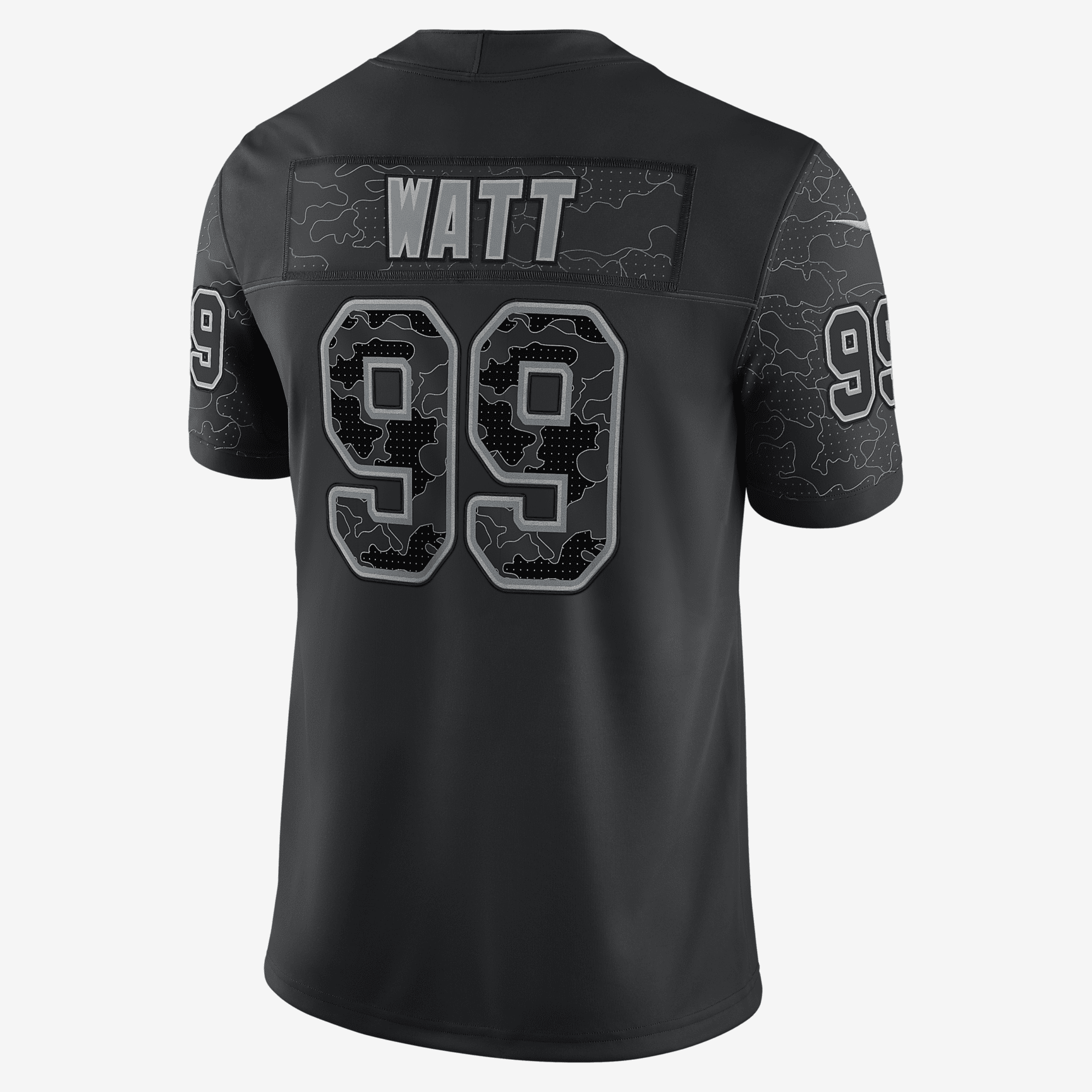 NFL Arizona Cardinals RFLCTV (J.J. Watt) Men's Fashion Football Jersey - Black
