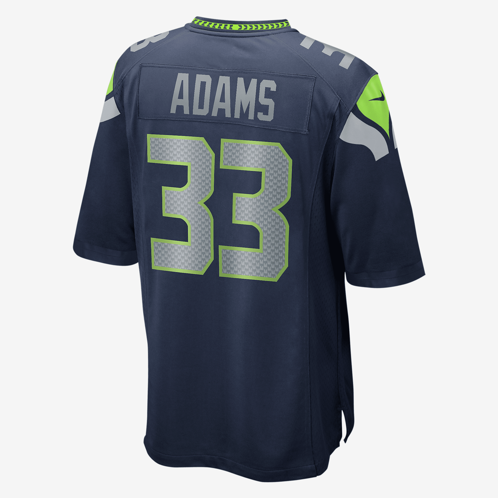 NFL Seattle Seahawks (Jamal Adams) Men's Game Football Jersey - Navy