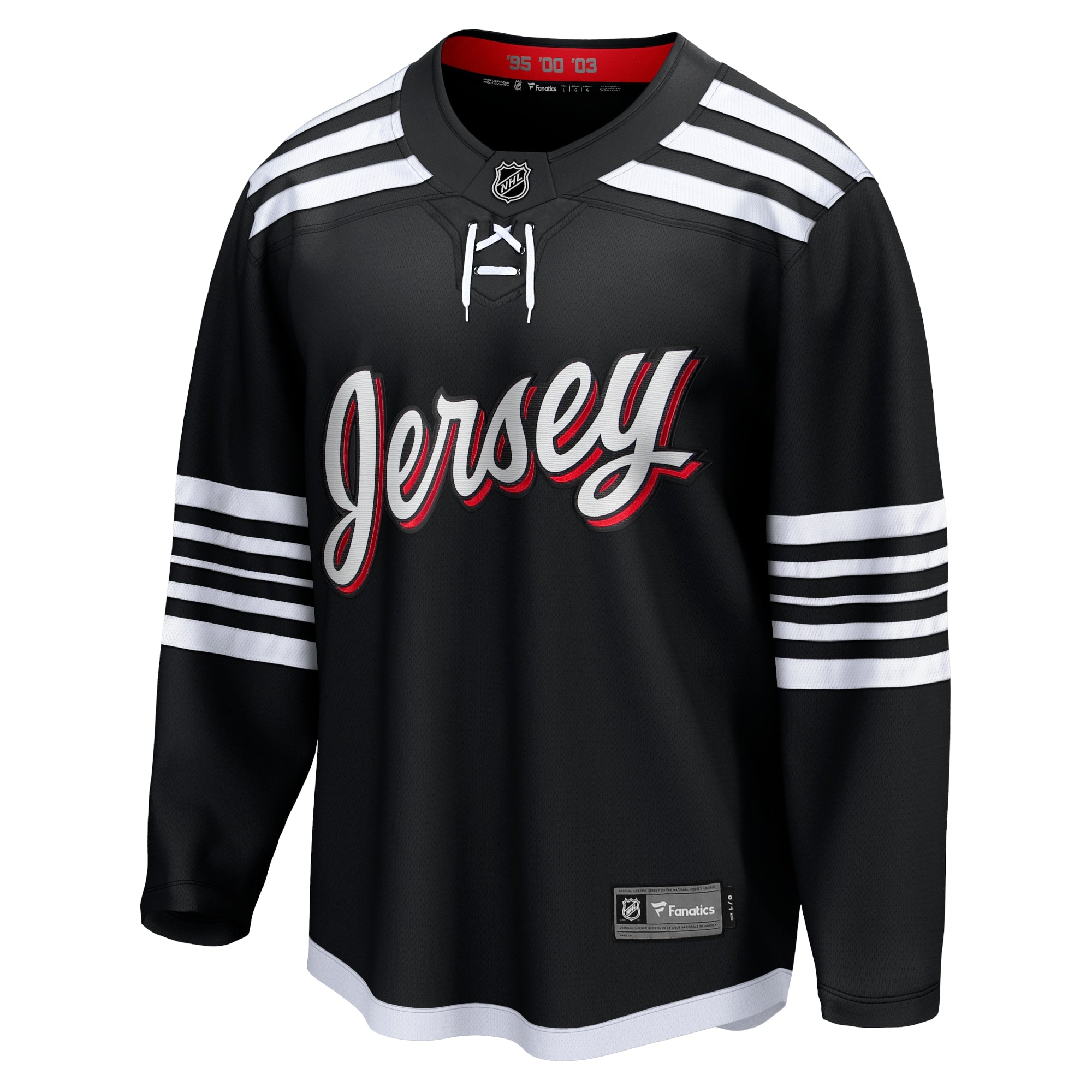 Men's Fanatics Branded Black New Jersey Devils Alternate Premier Breakaway Team Jersey