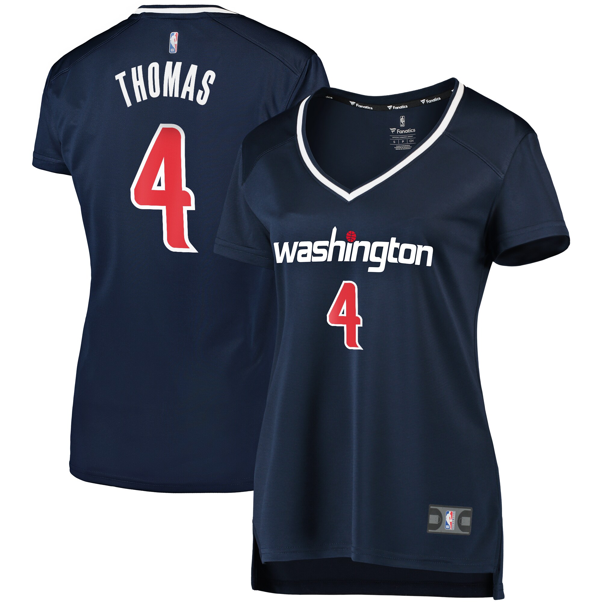 Isaiah Thomas Washington Wizards Fanatics Branded Women's Fast Break Replica Jersey Navy - Statement Edition