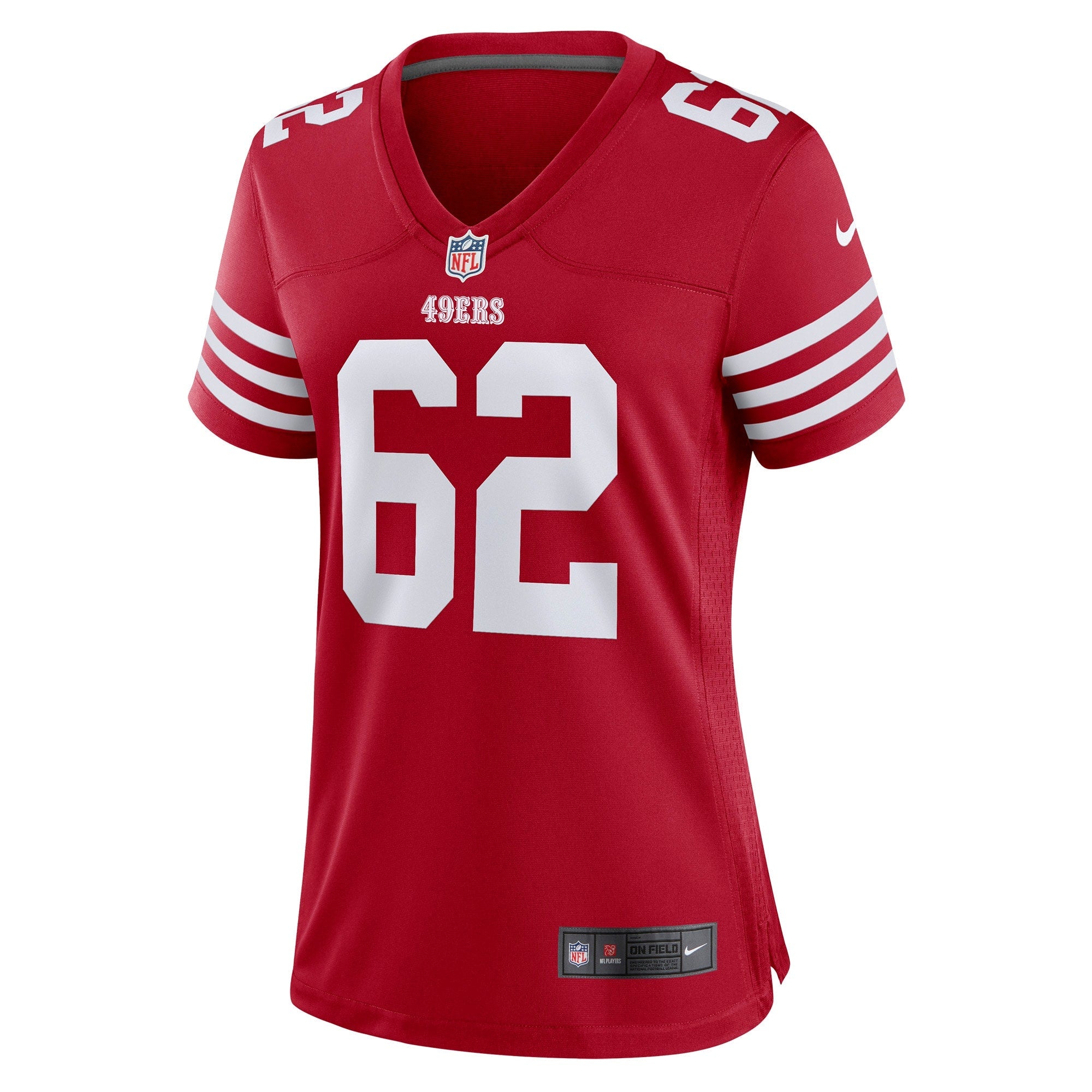 Women's Nike Jason Poe Scarlet San Francisco 49ers Game Player Jersey
