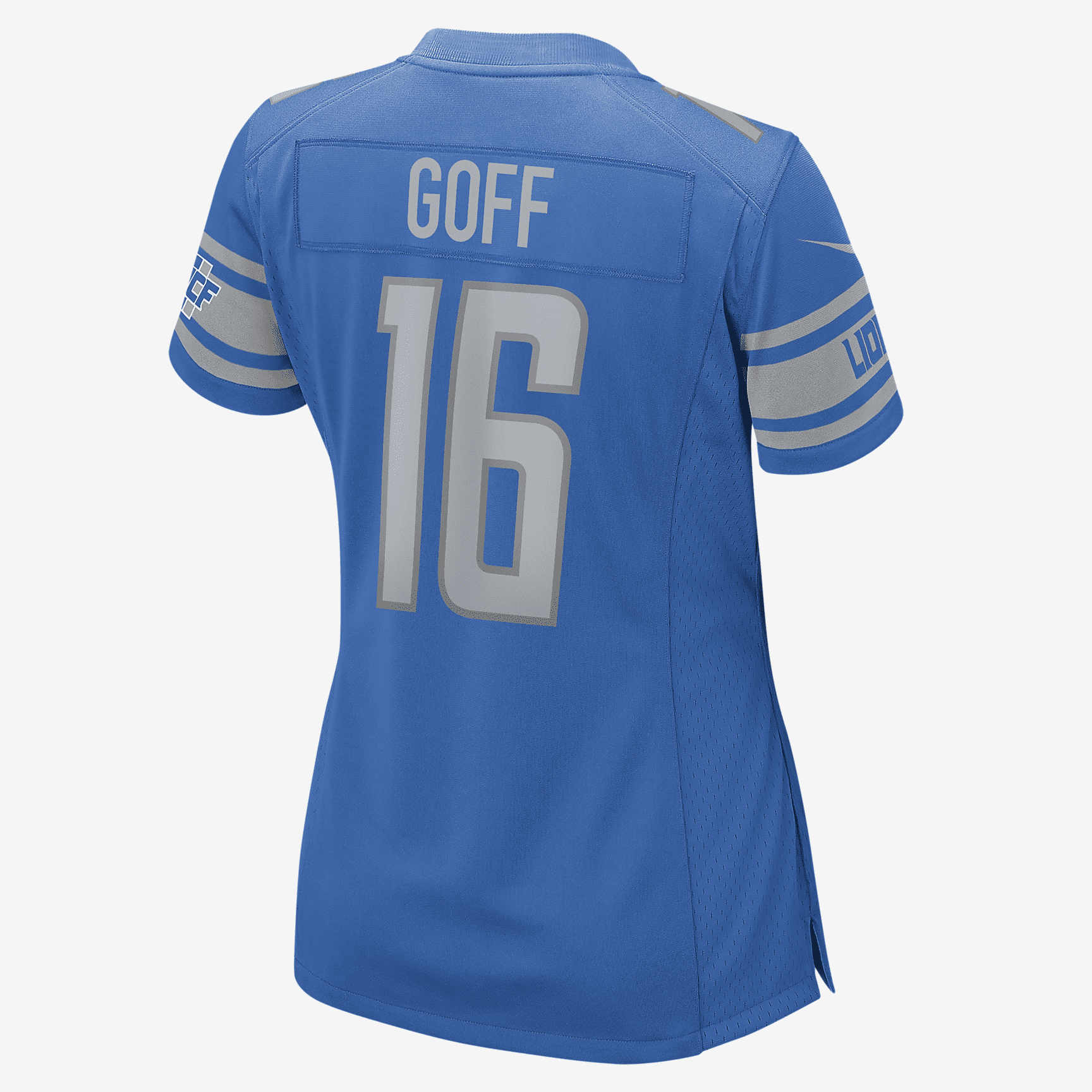 NFL Detroit Lions (Jared Goff) Women's Game Football Jersey - Blue