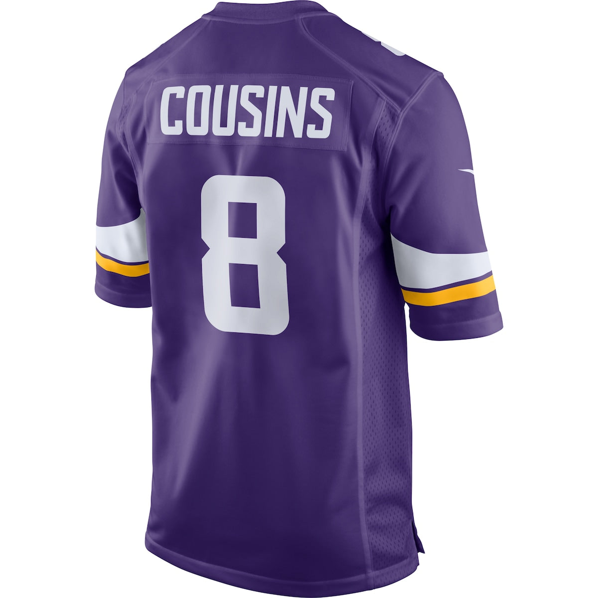 Men's Kirk Cousins Nike Vikings Classic Game Jersey - Purple