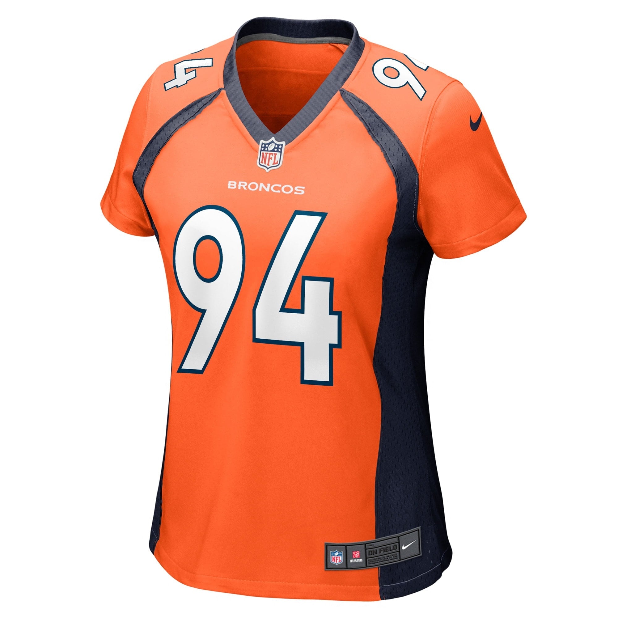 Women's Nike Aaron Patrick Orange Denver Broncos Game Player Jersey
