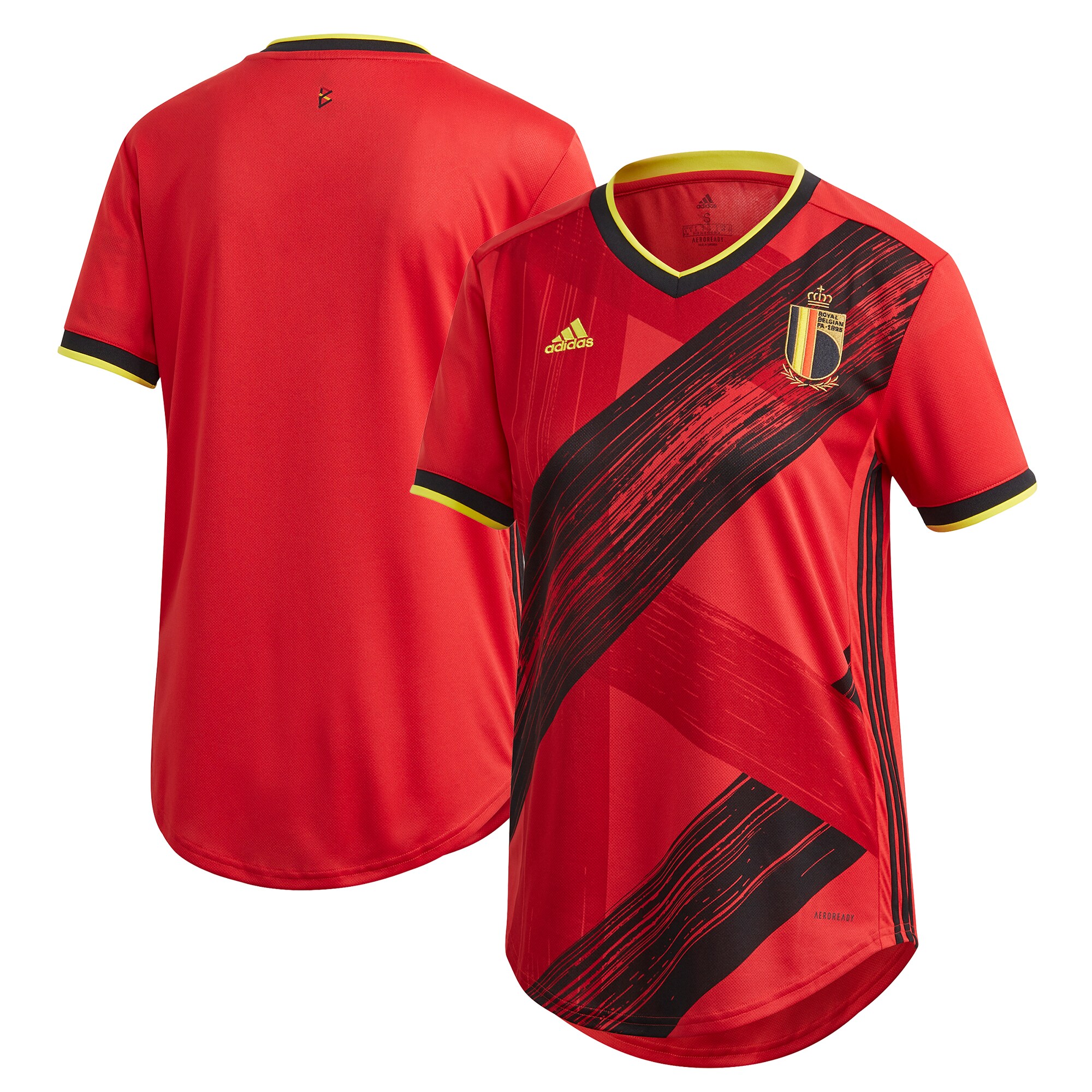 Belgium National Team adidas Women's 2020/21 Home Federation Replica Jersey - Red