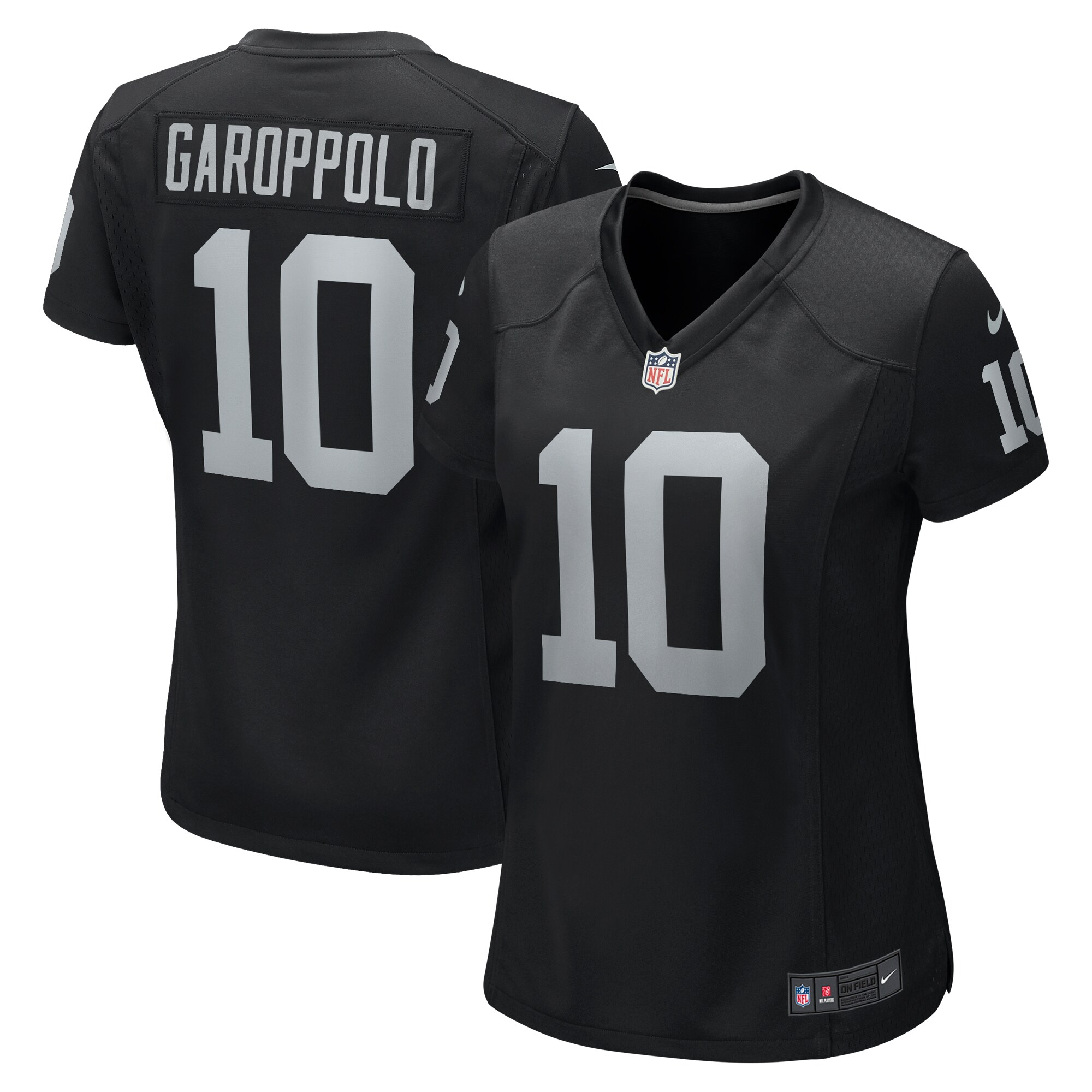 Jimmy Garoppolo Las Vegas Raiders Nike Women's Game Player Jersey - Black