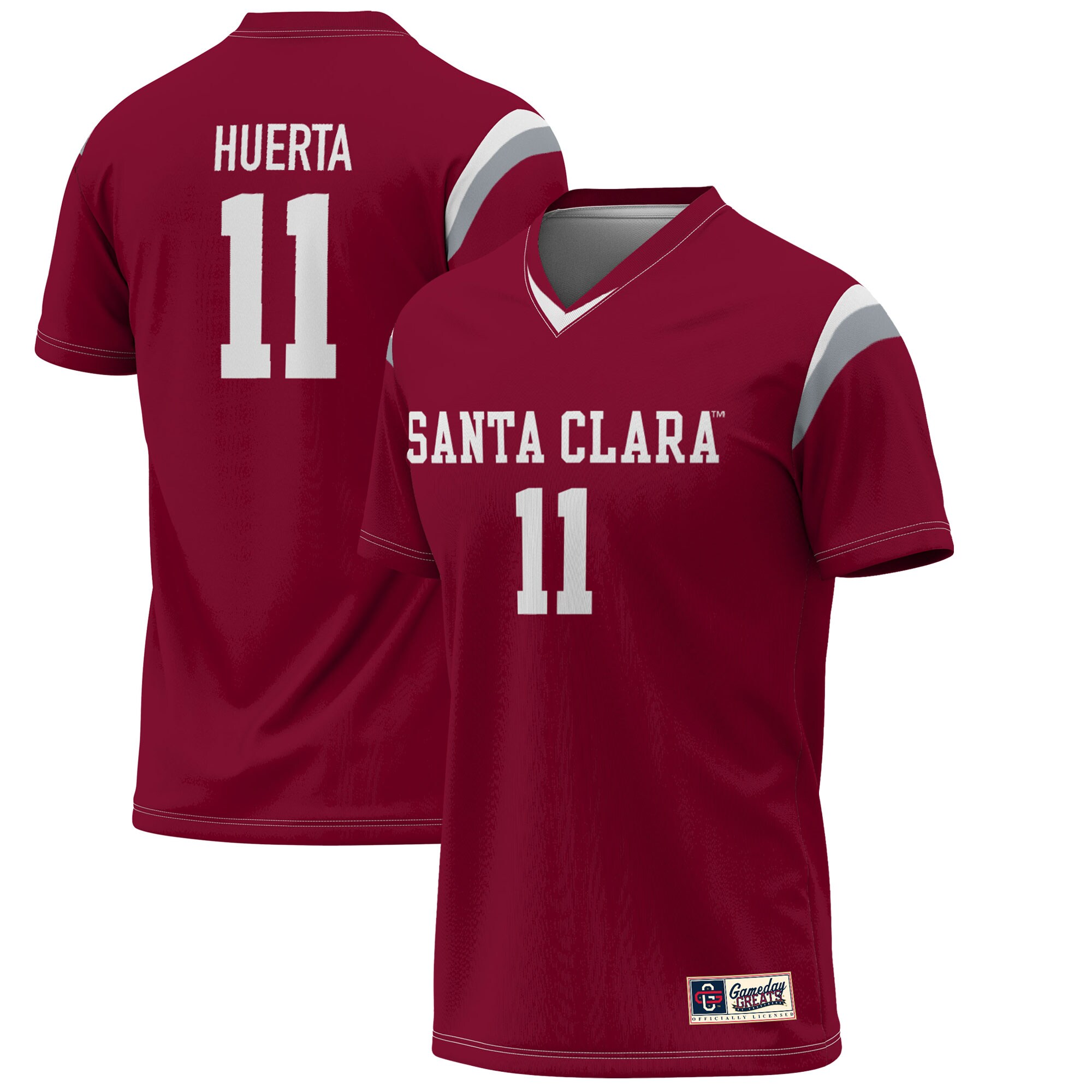 Sofia Huerta Santa Clara Broncos ProSphere Youth Alumni Soccer Jersey - Maroon