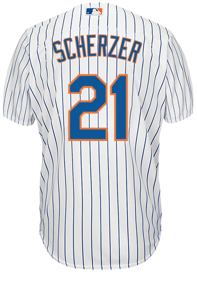 Max Scherzer Jersey - NY Mets Replica Adult Home Jersey