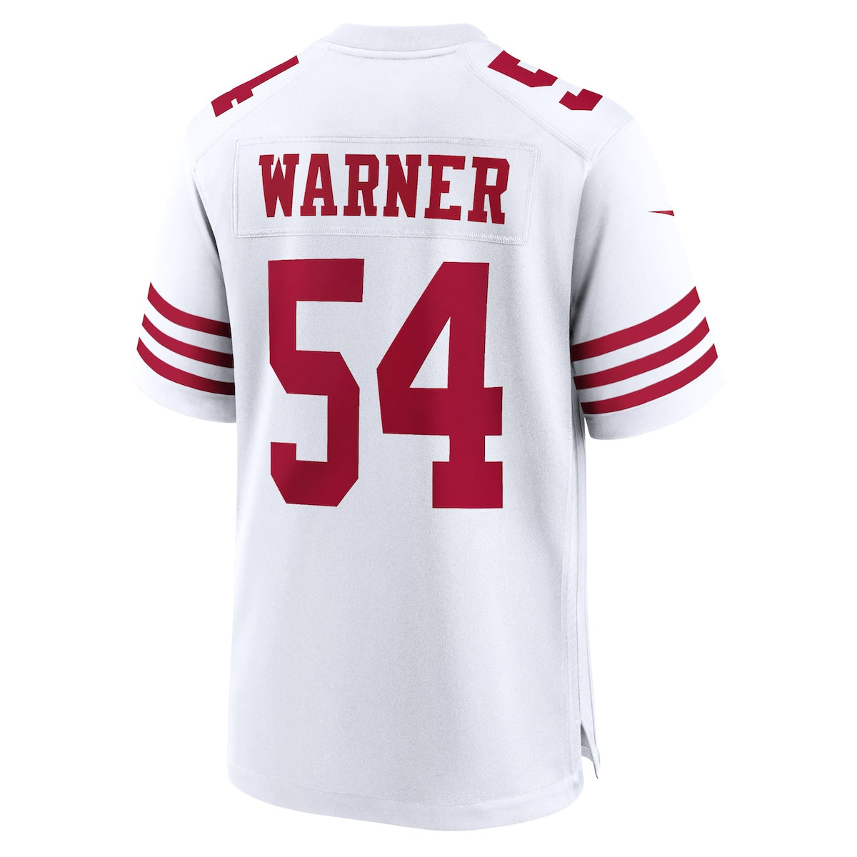 Men's Fred Warner Nike 49ers Alternate Game Jersey - White