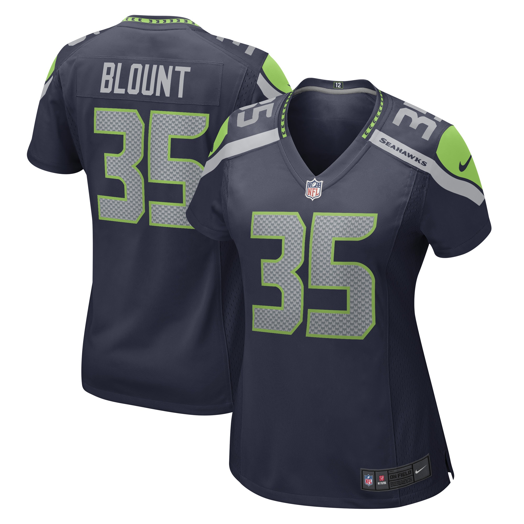 Joey Blount Seattle Seahawks Nike Women's Game Player Jersey - College Navy