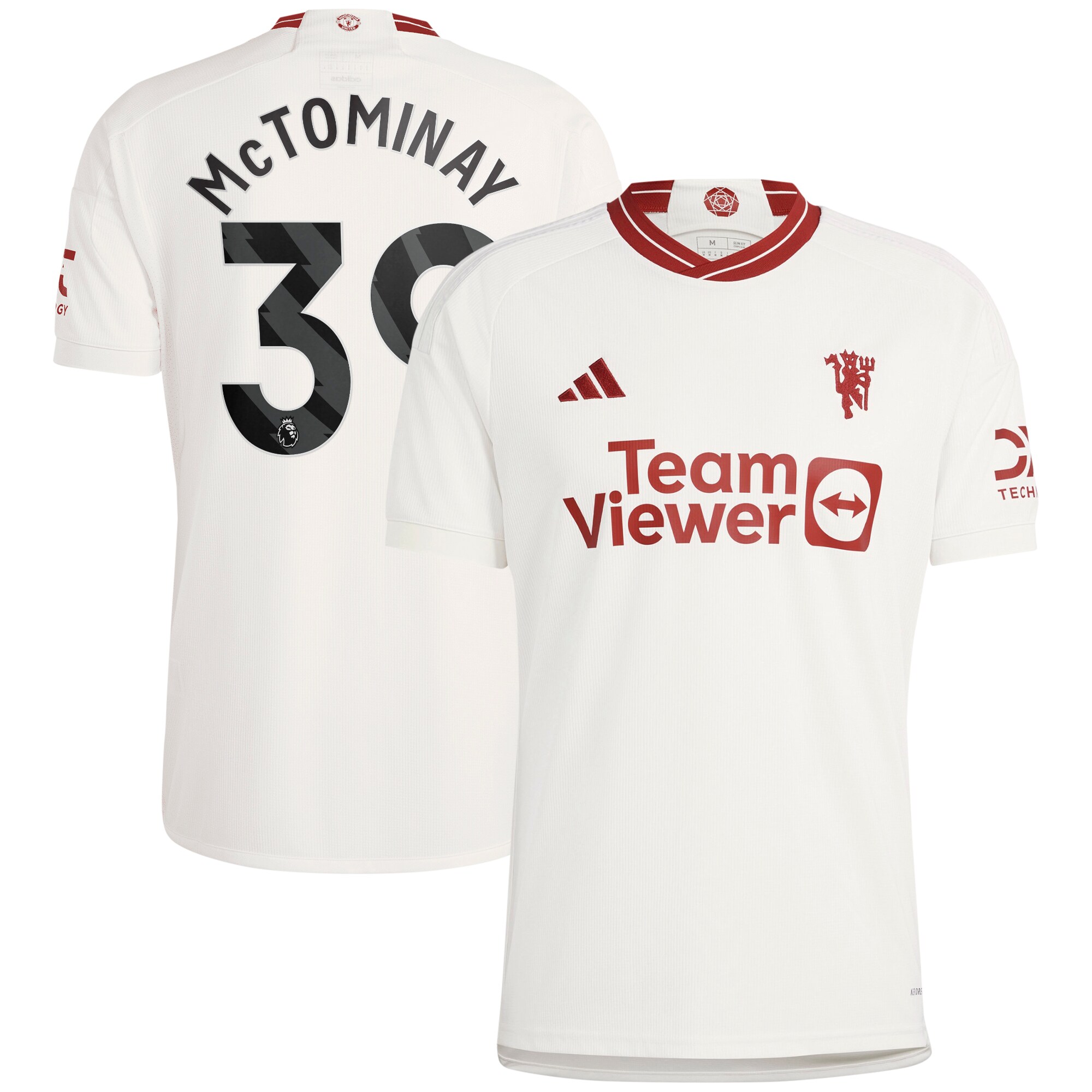 Scott McTominay Manchester United adidas 2023/24 Third Replica Player Jersey - White