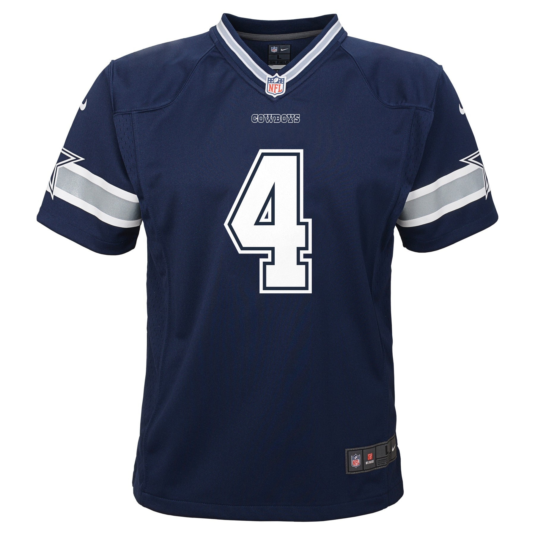 Toddler Nike Dak Prescott Navy Dallas Cowboys Team Game Jersey