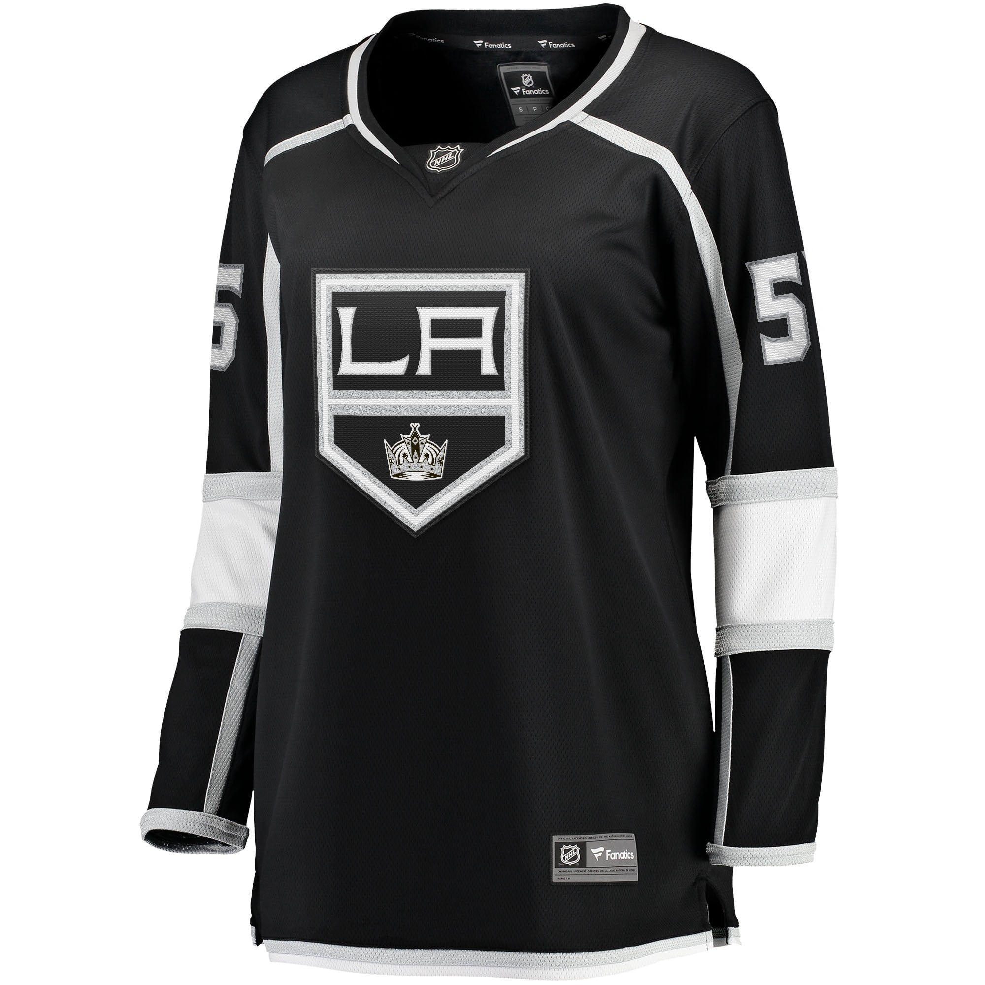 Women's Fanatics Branded Quinton Byfield Black Los Angeles Kings Home Team Breakaway Player Jersey