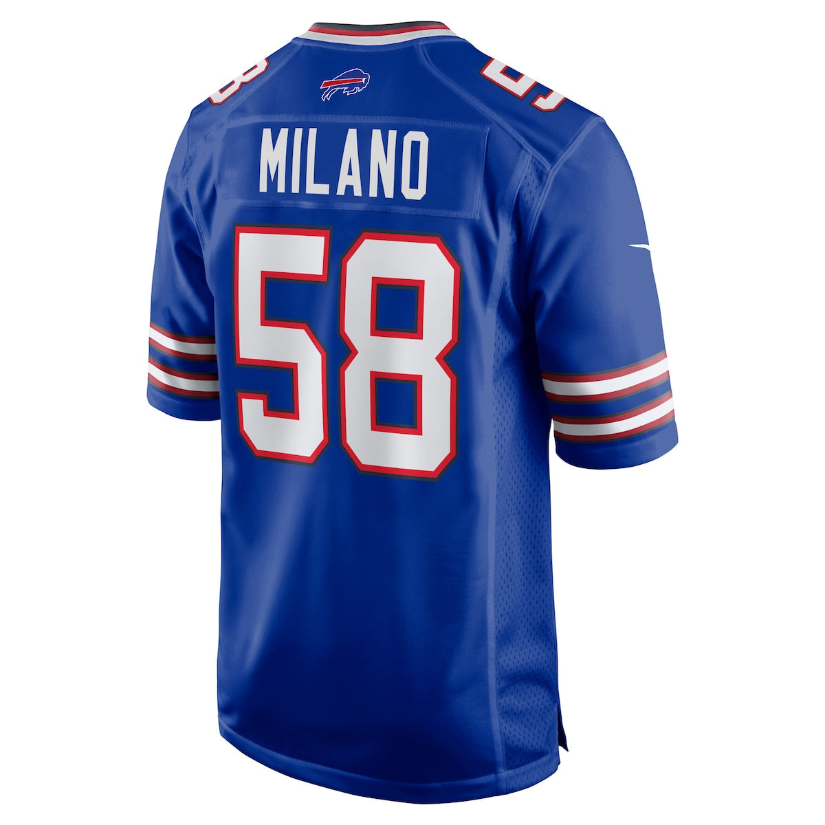 Men's Matt Milano Nike Bills Logo Game Jersey - Blue