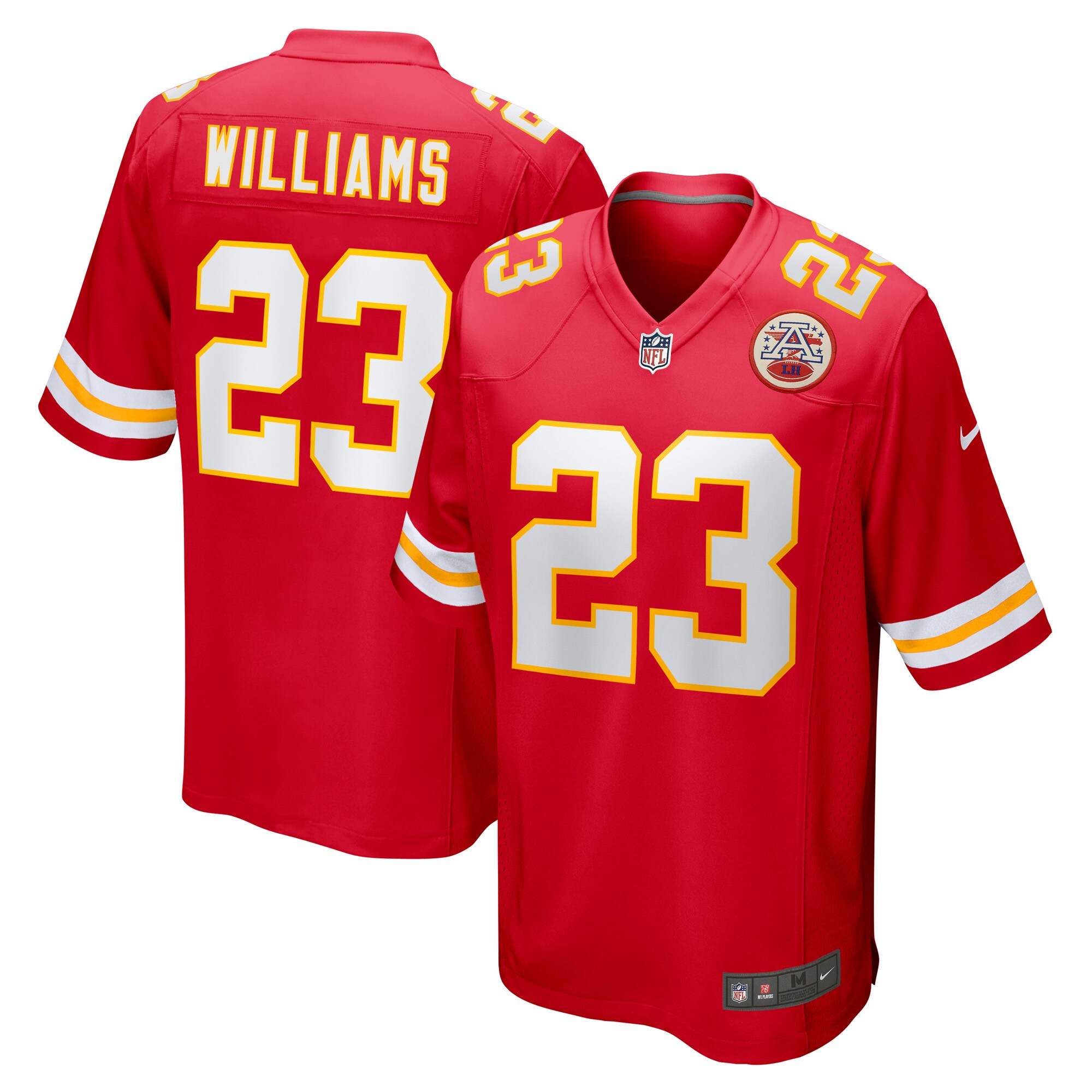 Joshua Williams Kansas City Chiefs Nike Game Player Jersey - Red