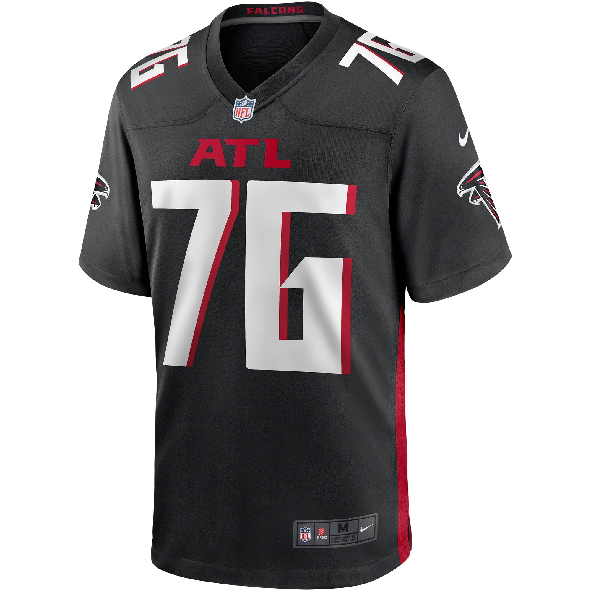 Men's Nike Kaleb McGary Black Atlanta Falcons Game Jersey