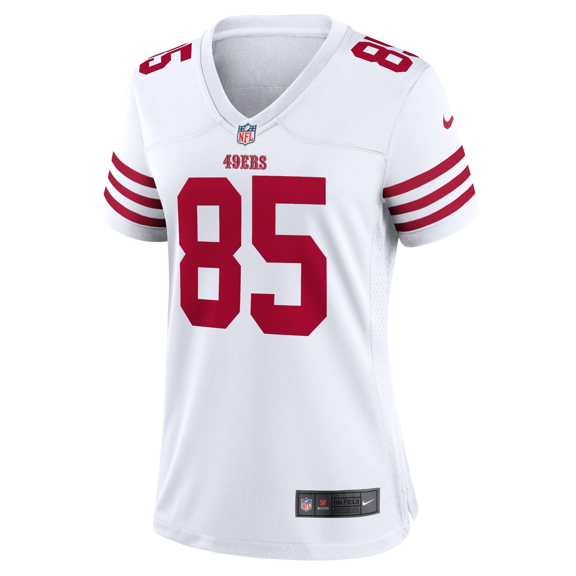 Women's Nike George Kittle White San Francisco 49ers Player Game Jersey