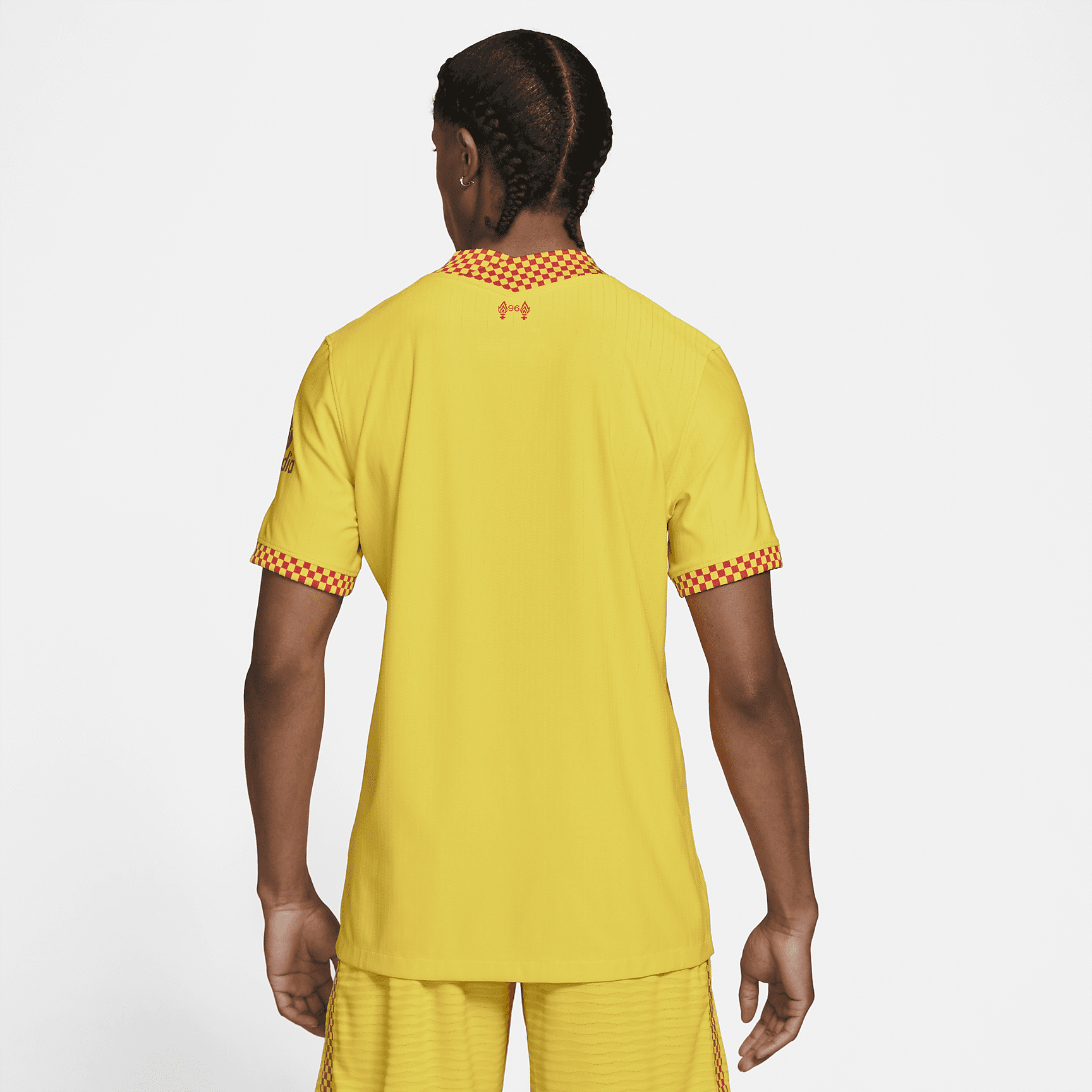 Liverpool FC 2021/22 Match Third Men's Nike Dri-FIT ADV Soccer Jersey - Chrome Yellow/Rush Red