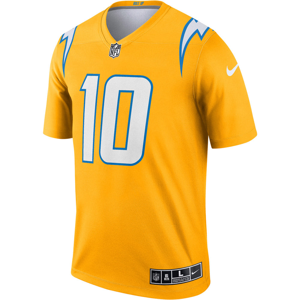 Men's Los Angeles Chargers Justin Herbert Inverted Legend Jersey Gold
