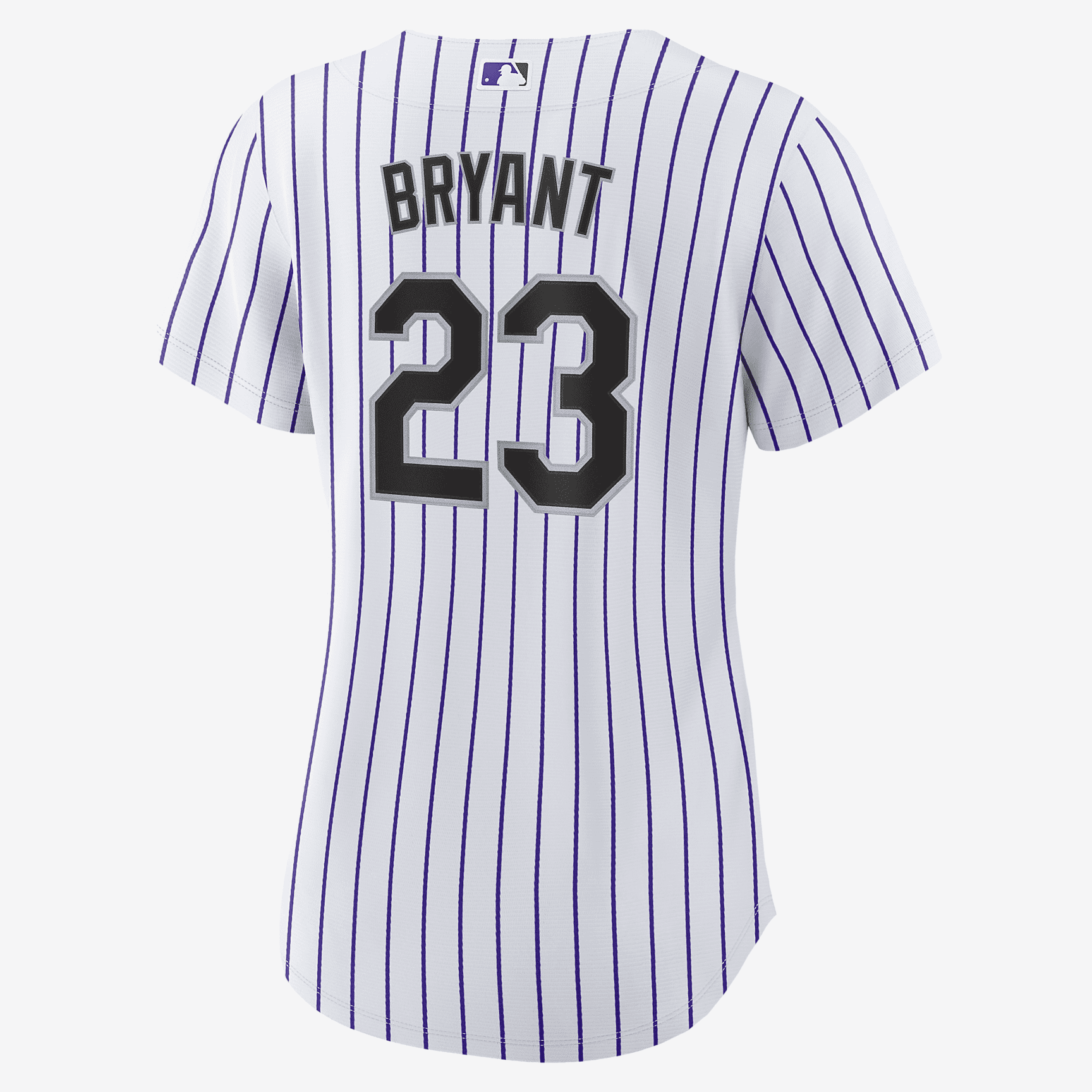MLB Colorado Rockies (Kris Bryant) Women's Replica Baseball Jersey - White/Purple
