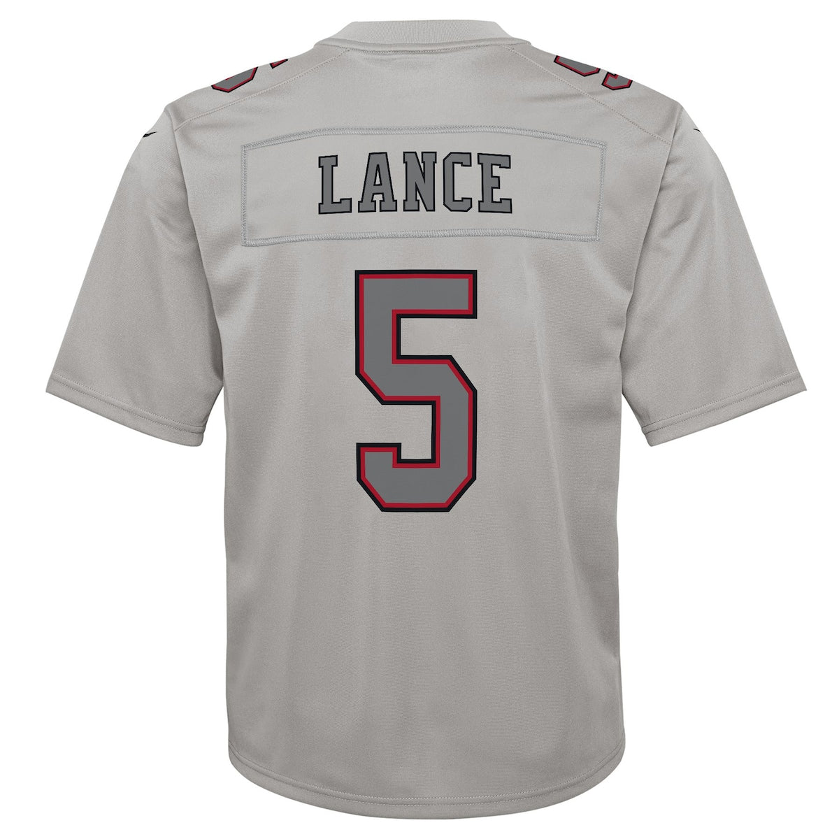 Boys' Grade School Trey Lance Nike 49ers Atmosphere Game Jersey - Grey