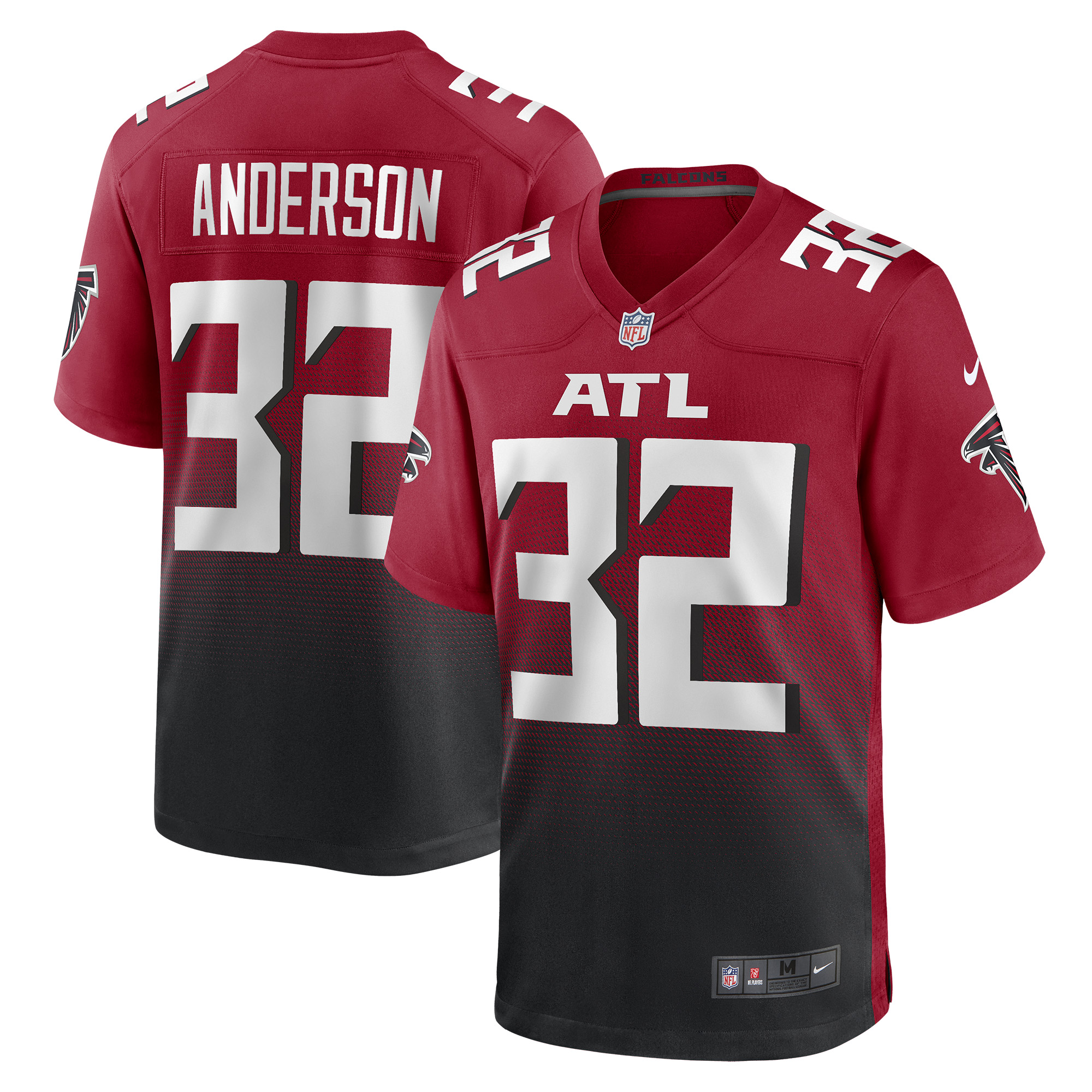 Jamal Anderson Atlanta Falcons Nike Retired Player Alternate Game Jersey - Red