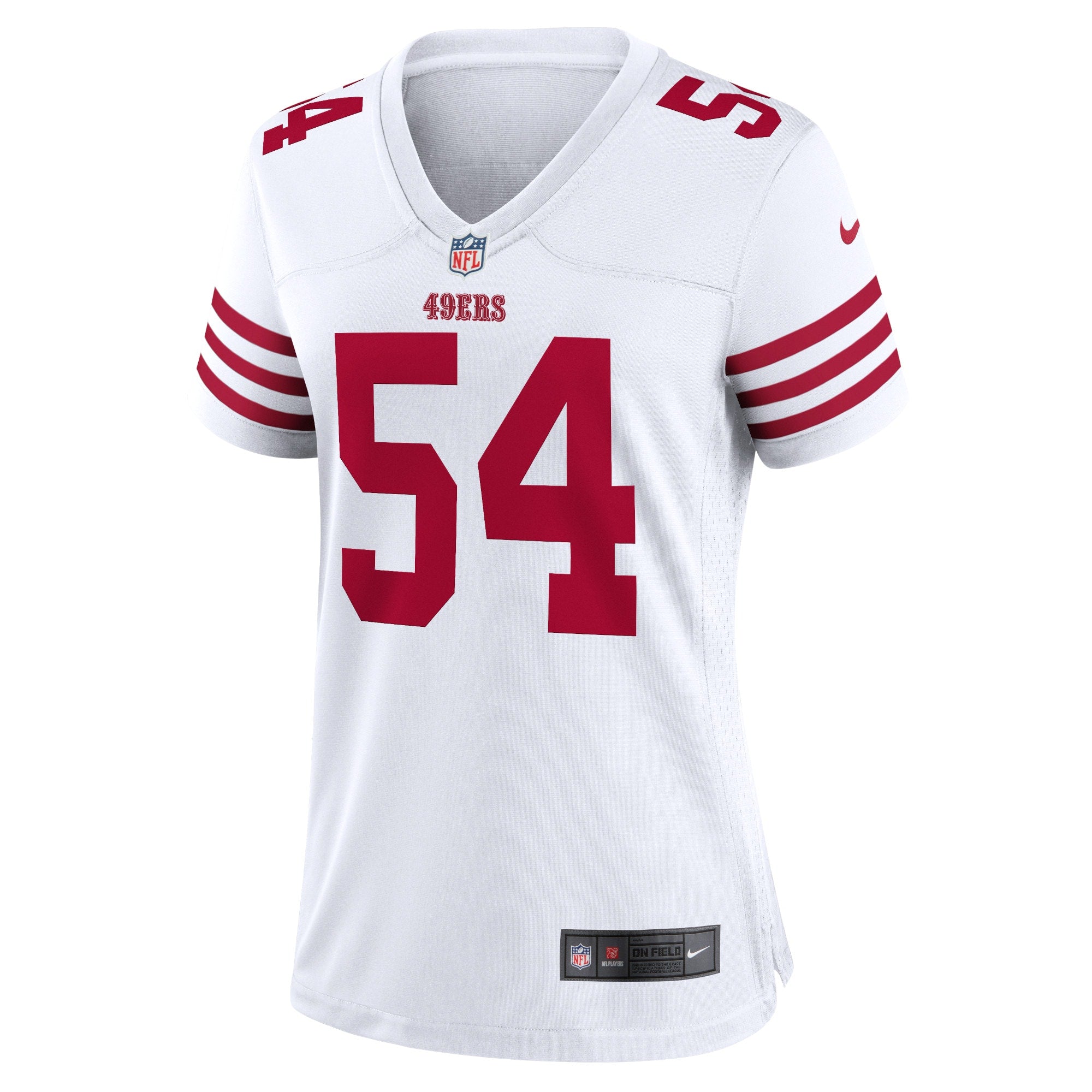 Women's Nike Fred Warner White San Francisco 49ers Player Game Jersey