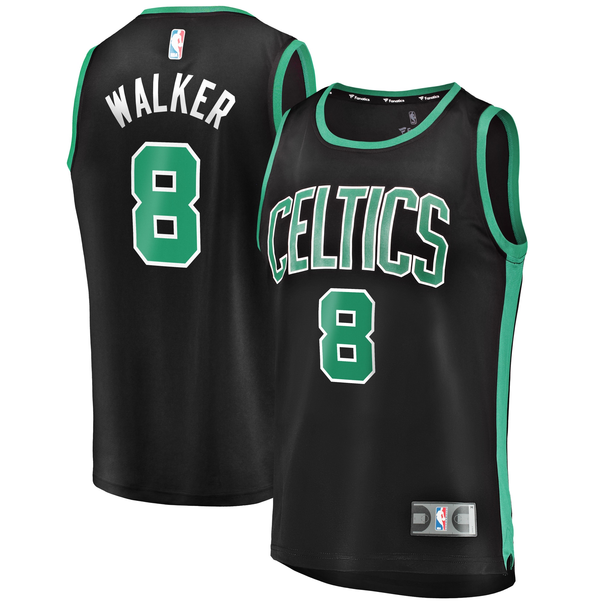 Kemba Walker Boston Celtics Fanatics Branded 2019/20 Fast Break Replica Player Jersey - Statement Edition - Black
