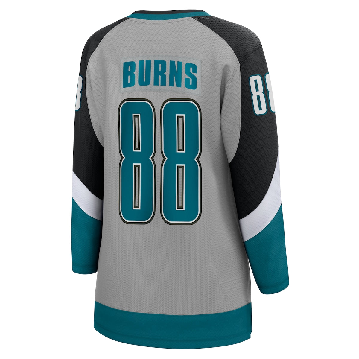 Women's Brent Burns Fanatics Sharks 2020/21 Special Edition Breakaway Jersey - Grey