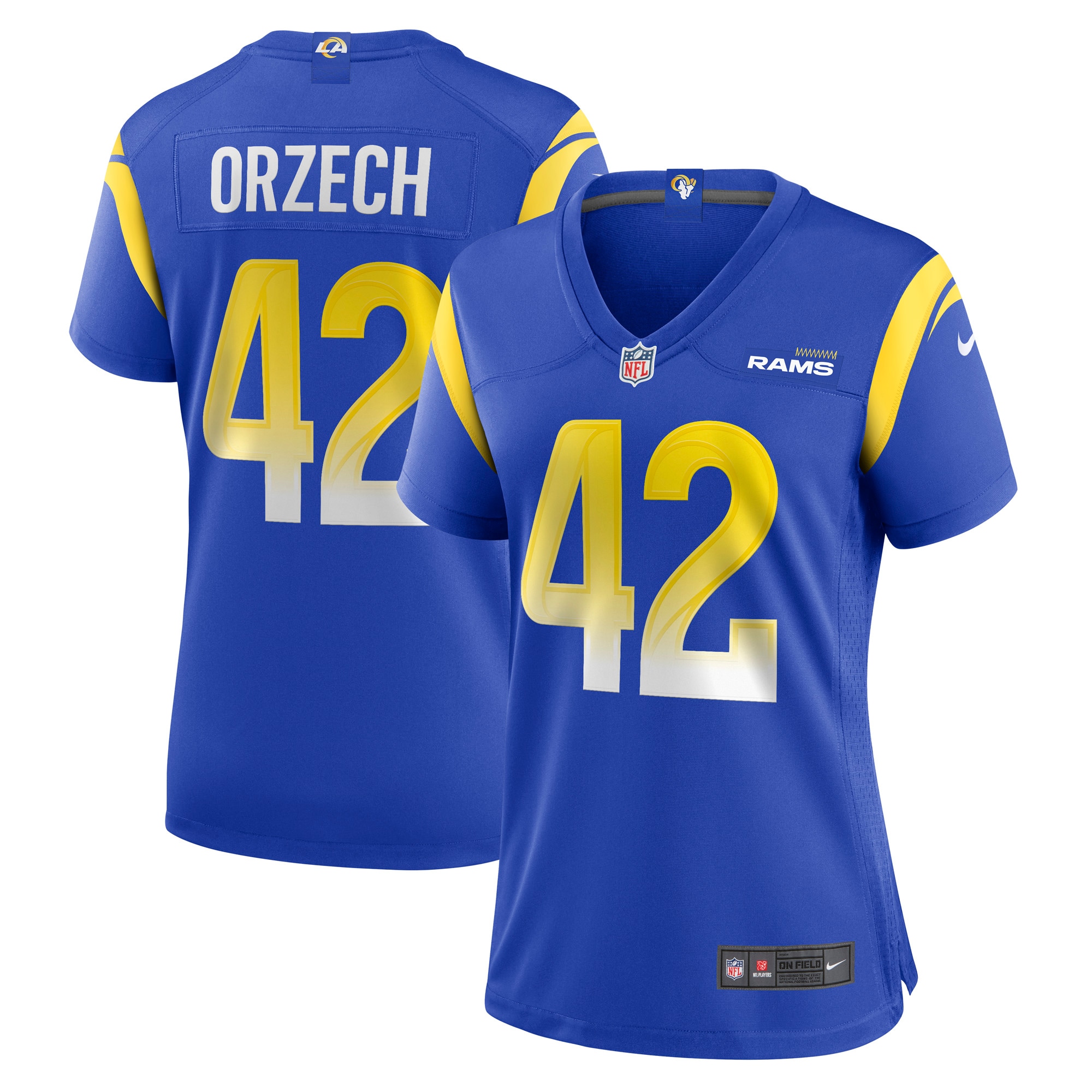 Matthew Orzech Los Angeles Rams Nike Women's Game Jersey - Royal