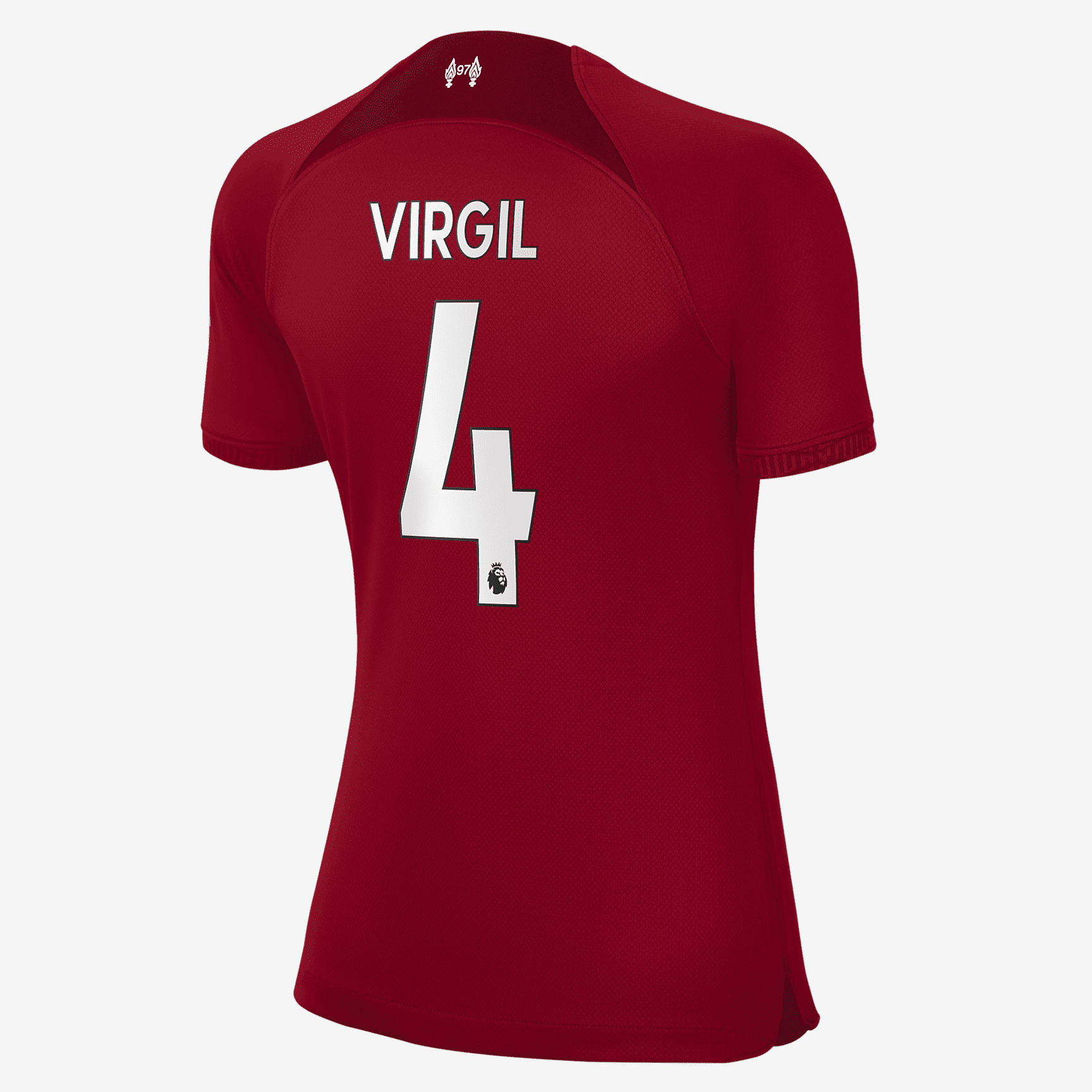 Liverpool 2022/23 Stadium Home (Virgil van Dijk) Women's Nike Dri-FIT Soccer Jersey - Gym Red